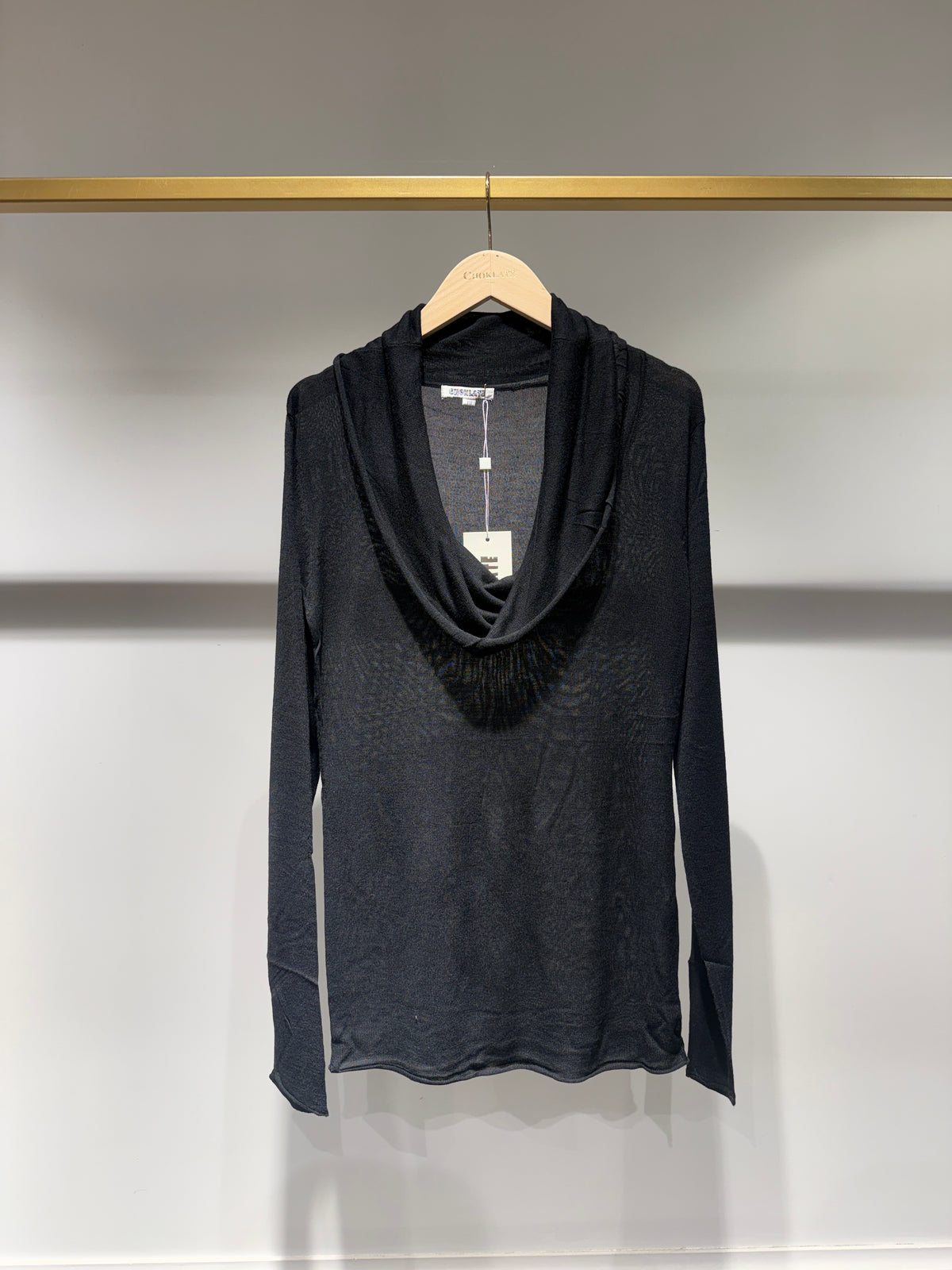 Pull Jamie en maille col foulard