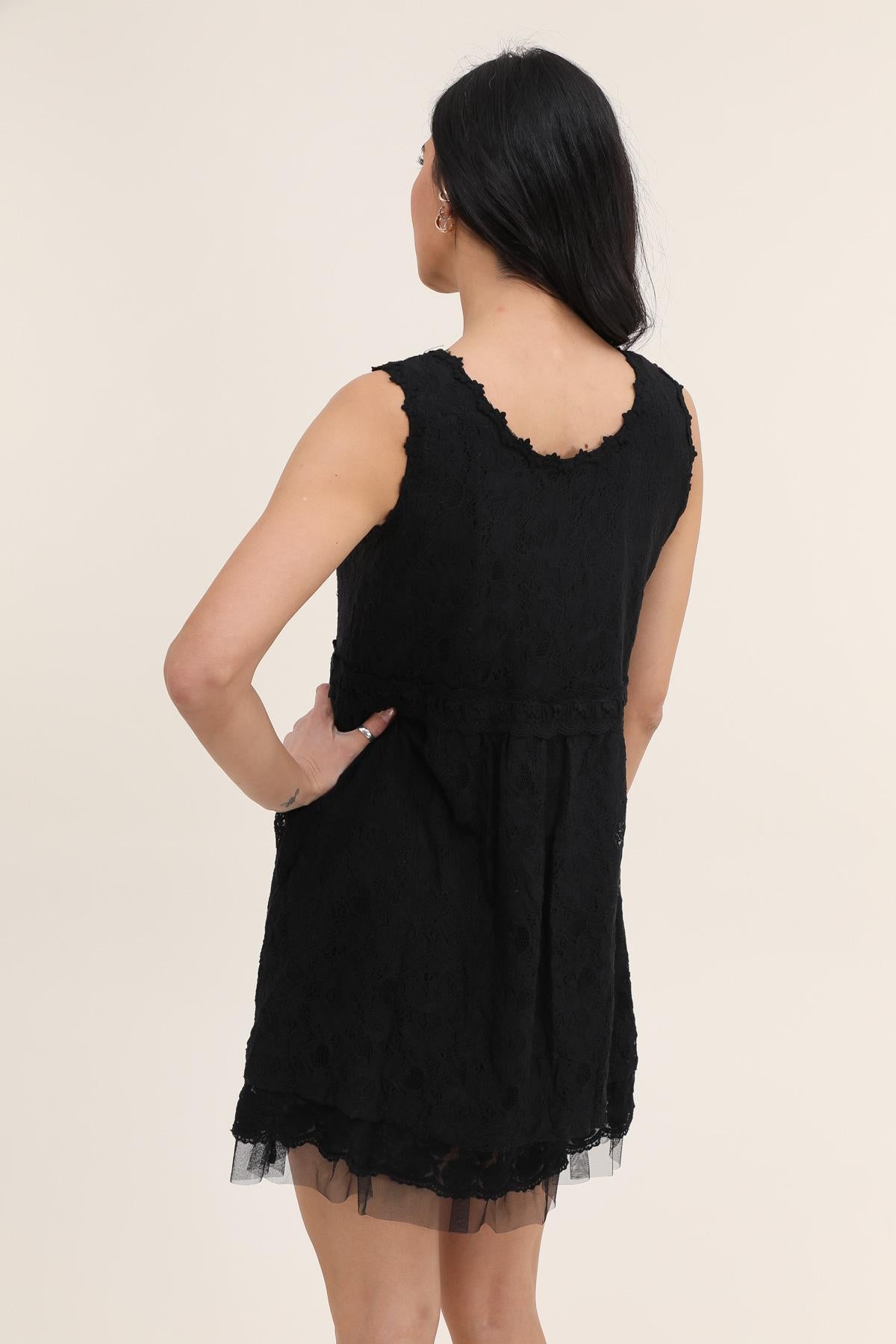 Sonia lace skater dress