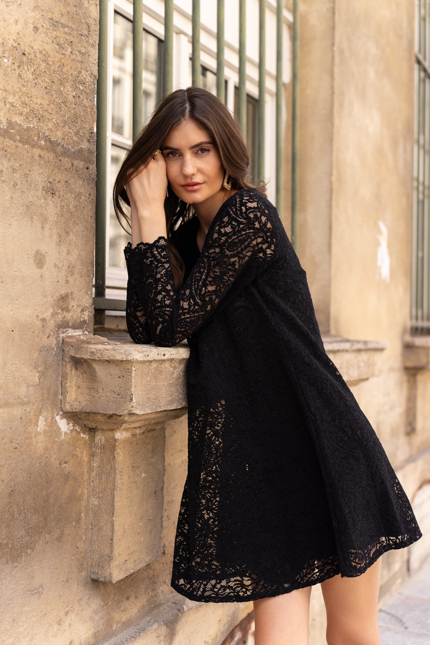 Robe Sansa en dentelle épaisse