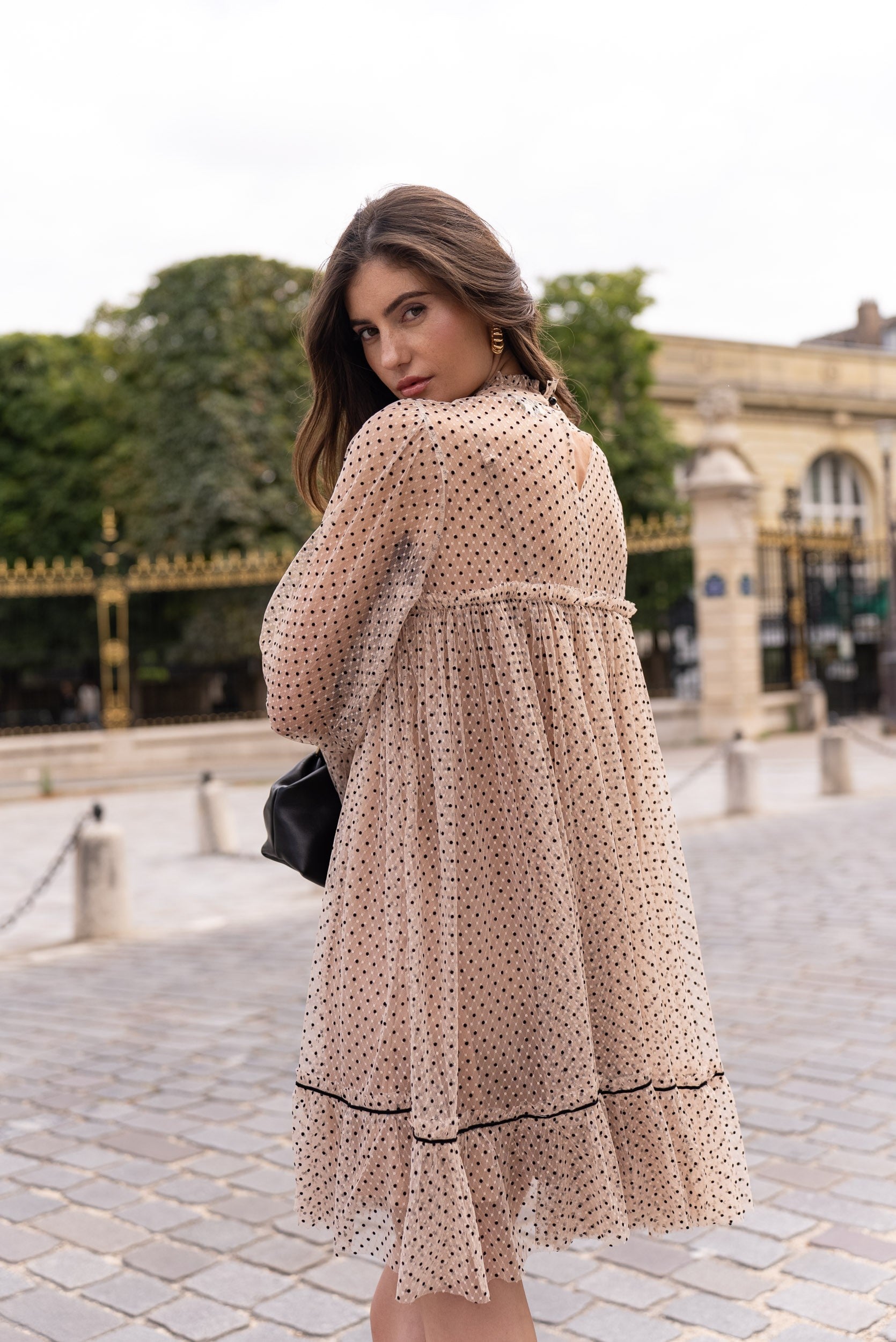 Robe Iris en tulle plumetis