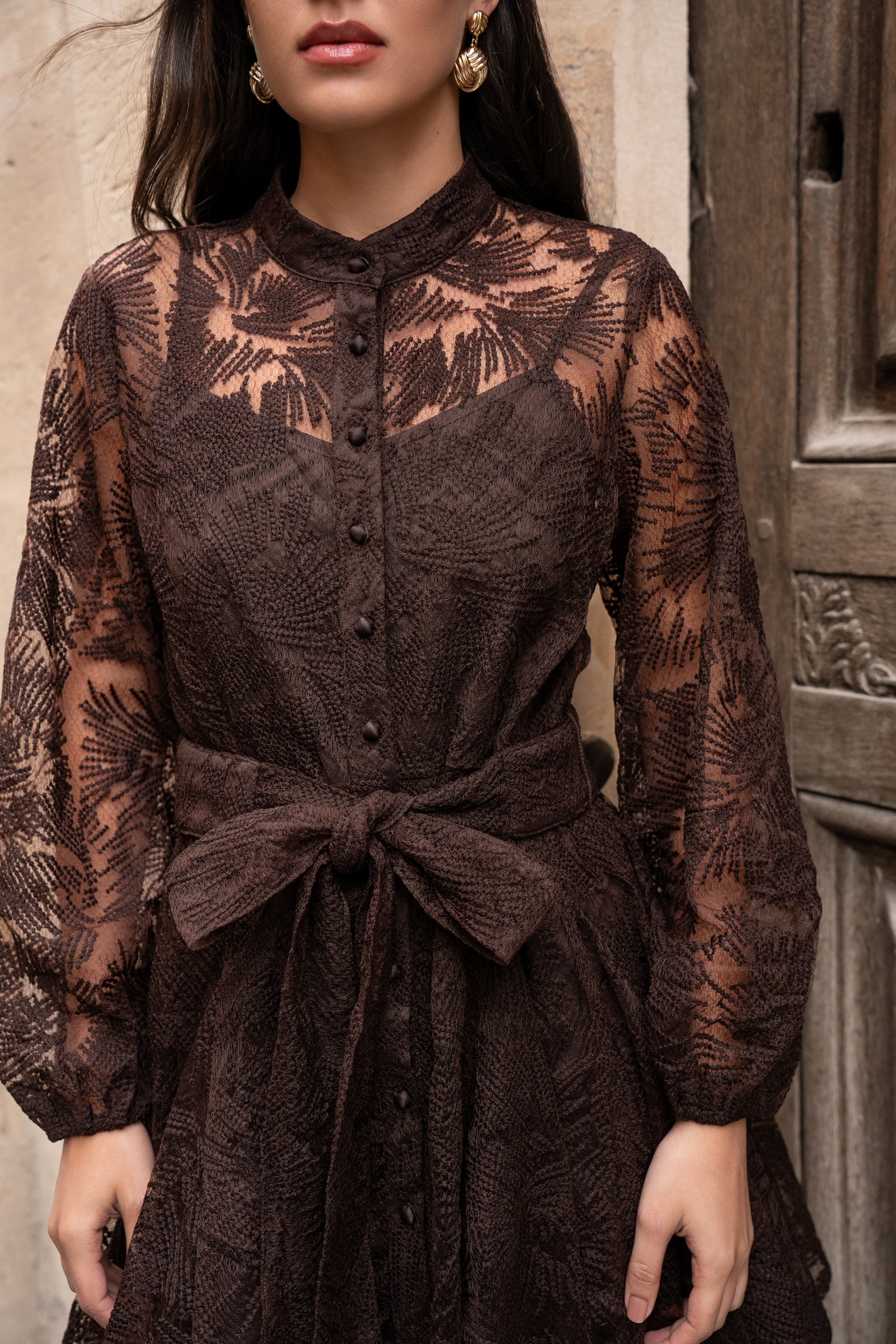 Robe patineuse Sonia en dentelle