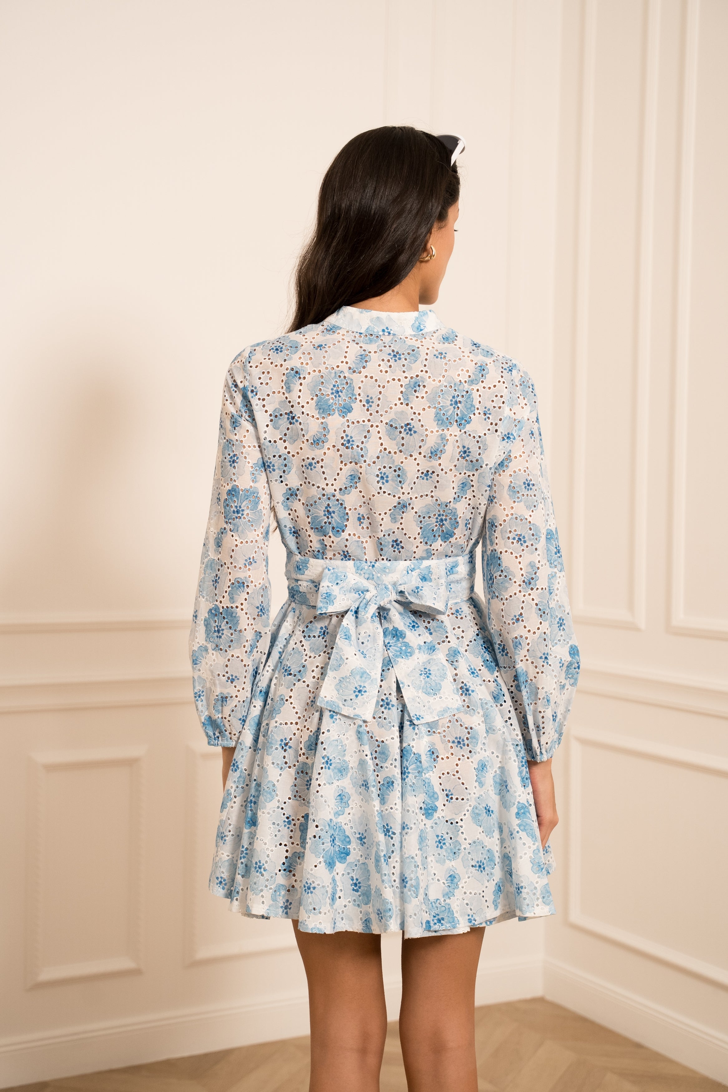 Robe patineuse Sonia broderie imprimé