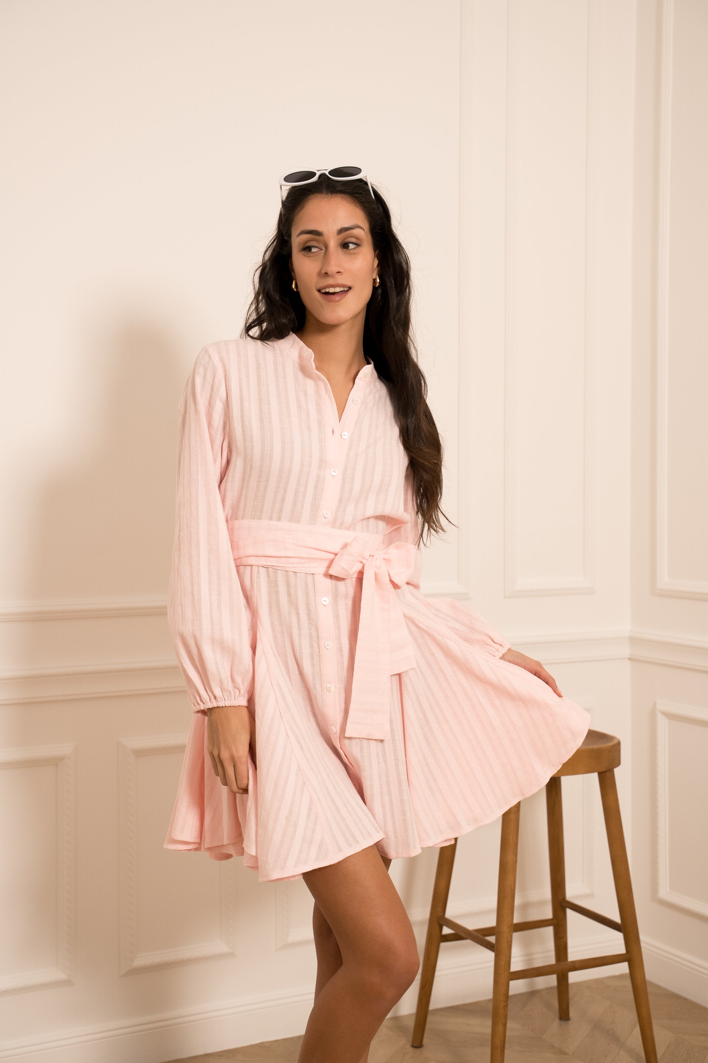 Sonia lace skater dress