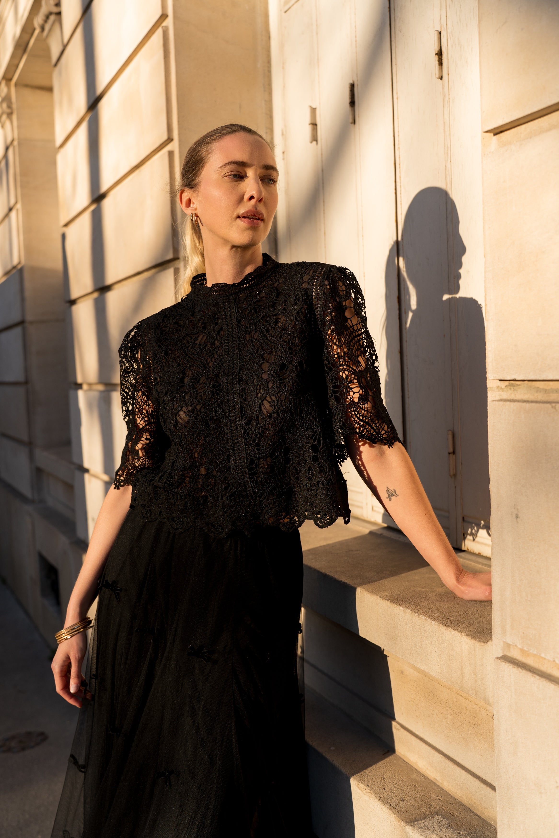 Eléanore lace blouse
