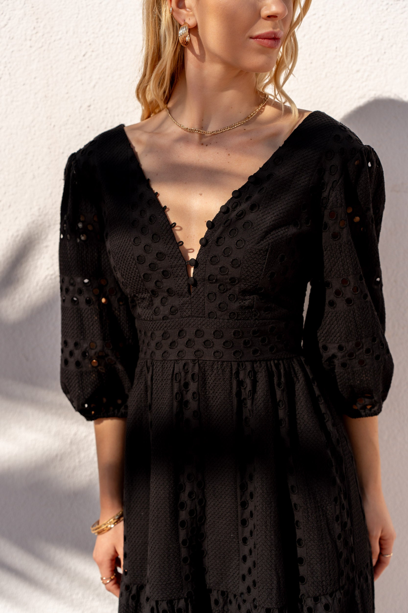 Short silk printed Saint-Tropez dress