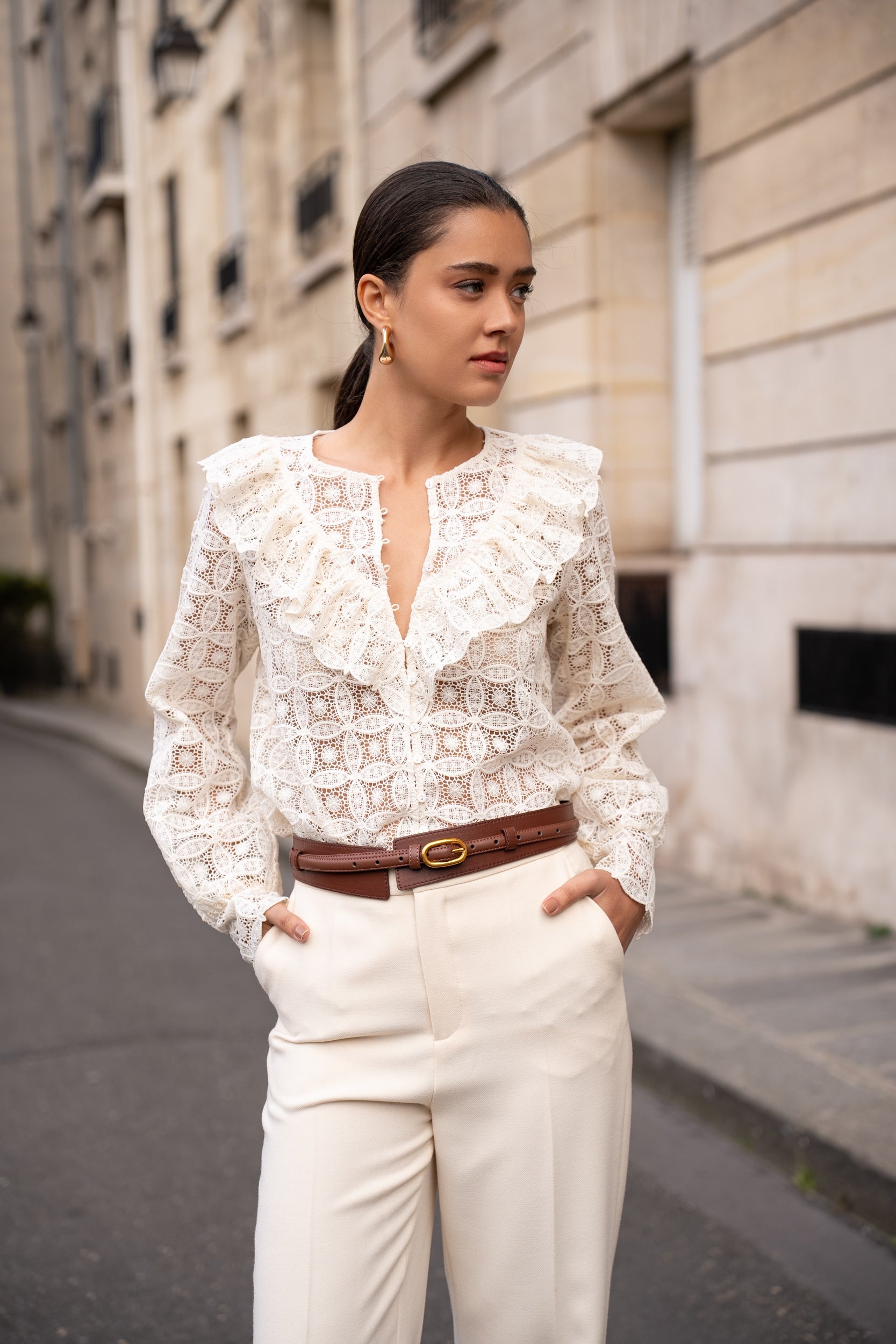 Shiny lurex tank top