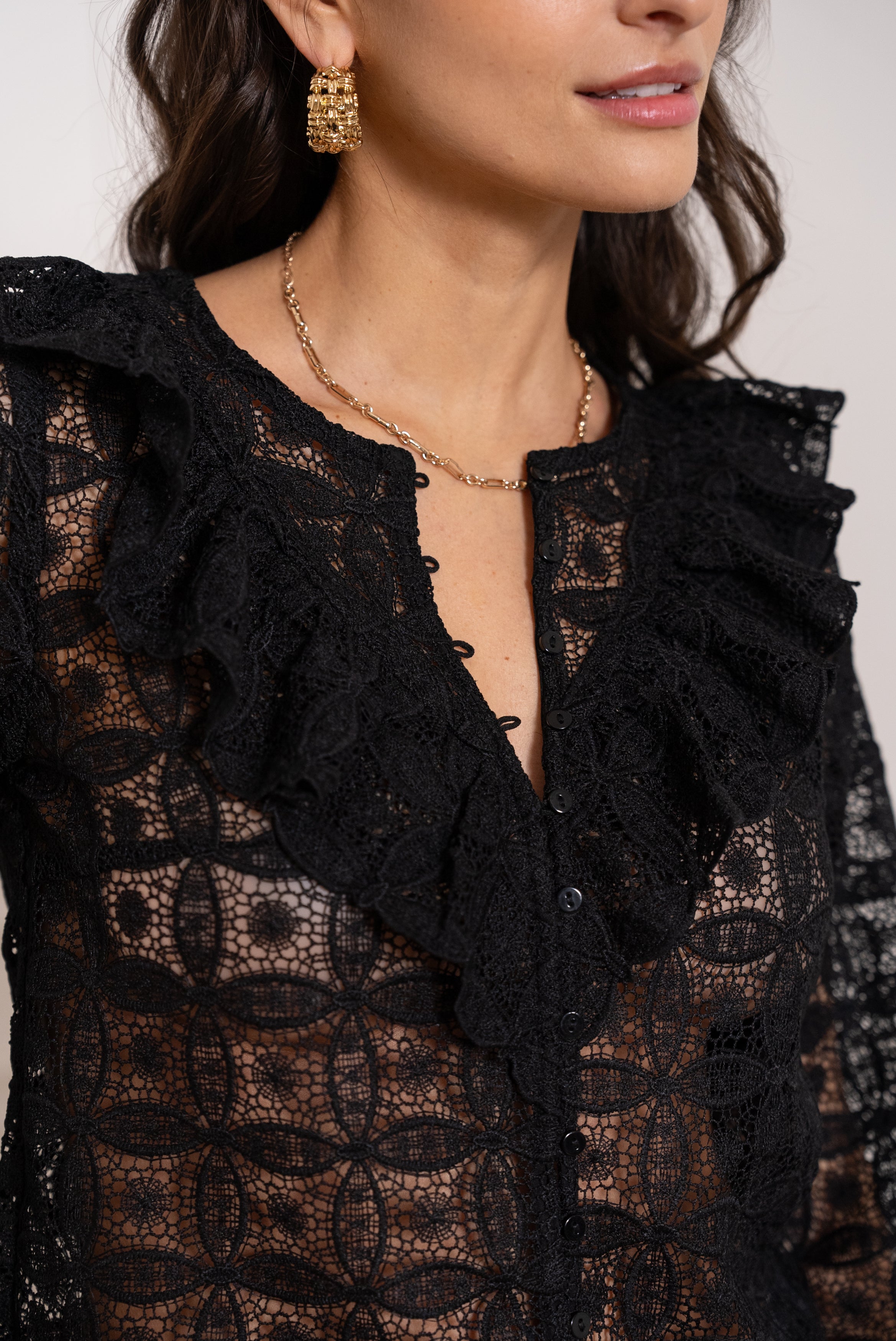 Shiny lurex tank top