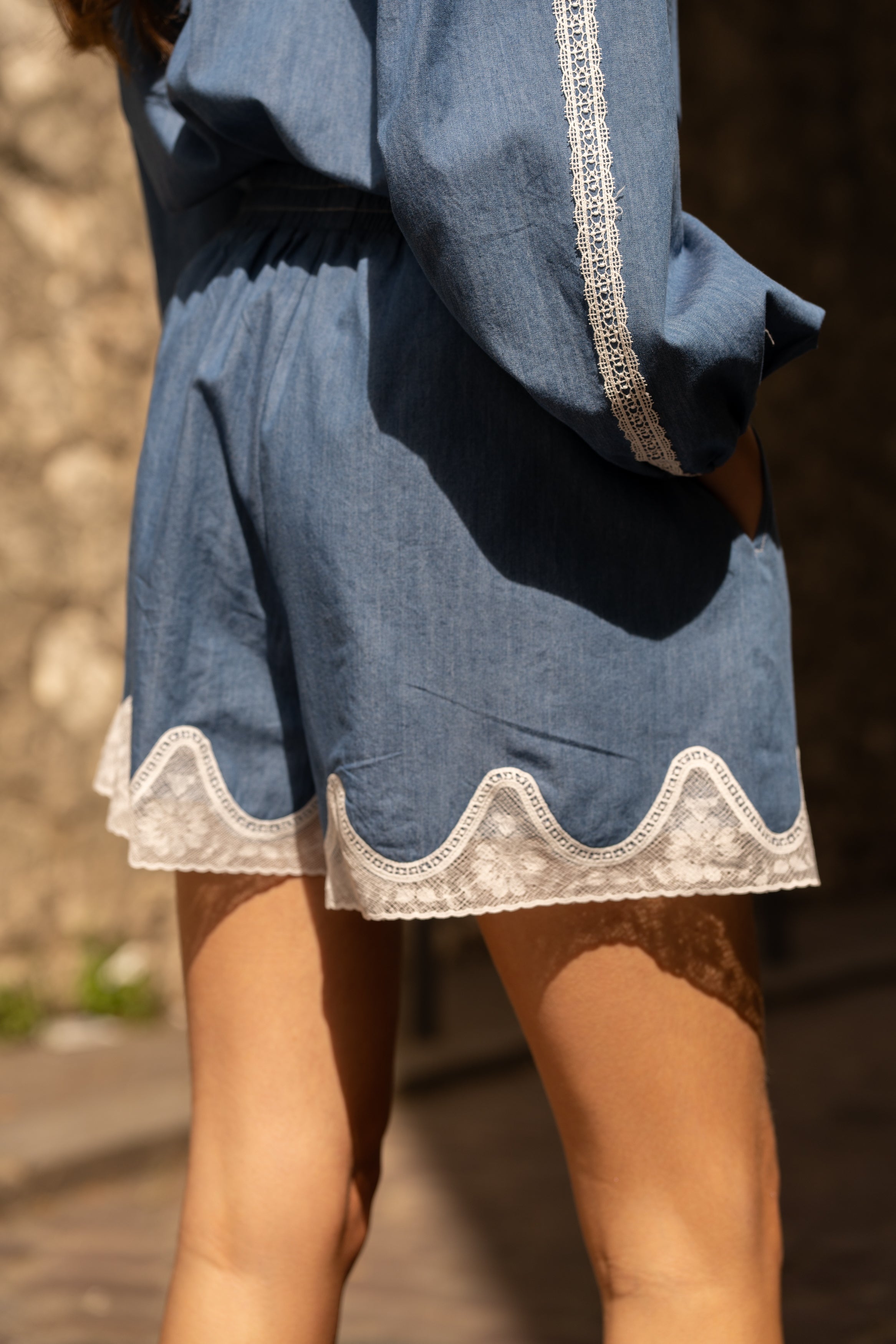 Short Cléo en denim