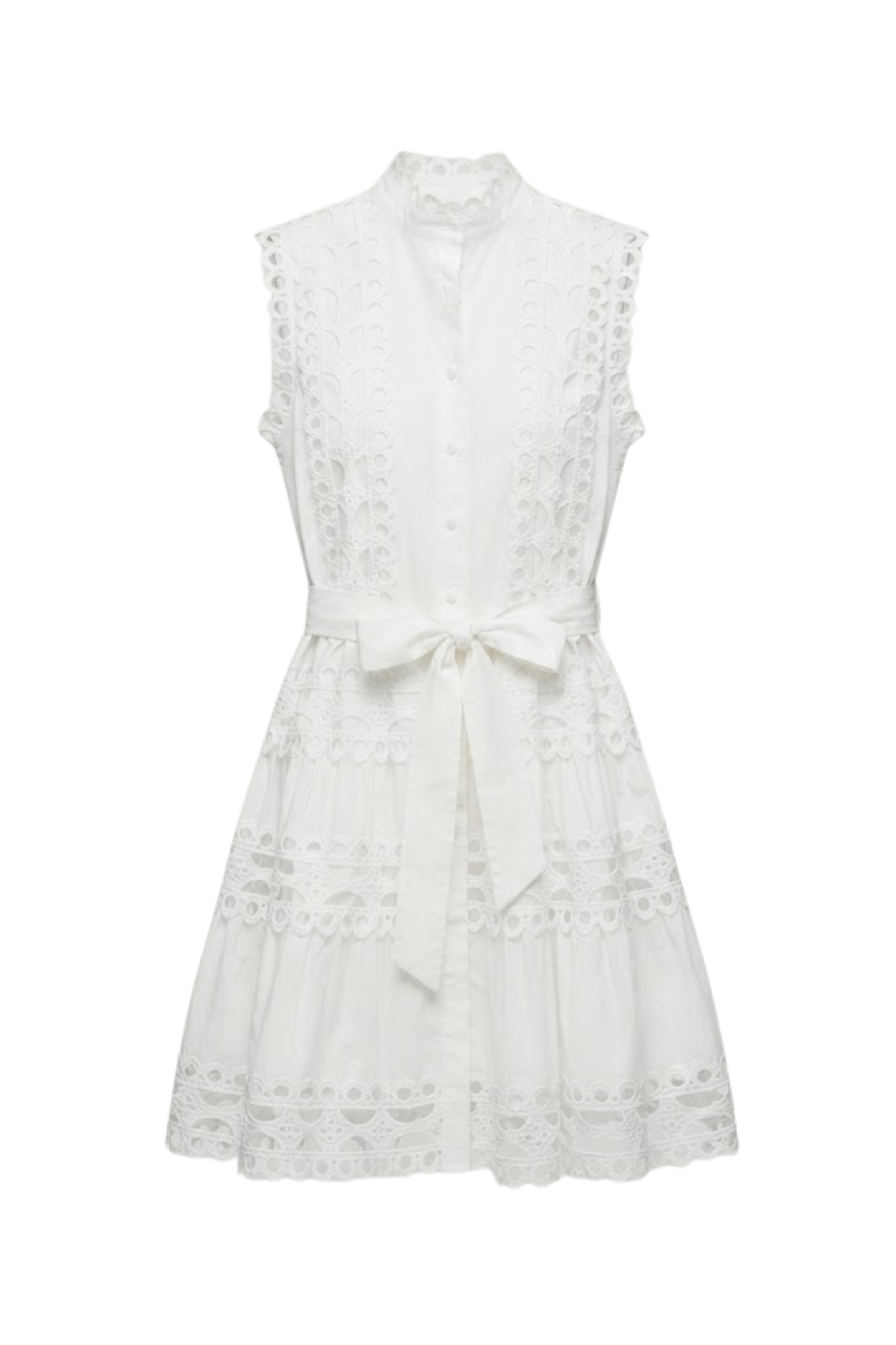 Short silk printed Saint-Tropez dress