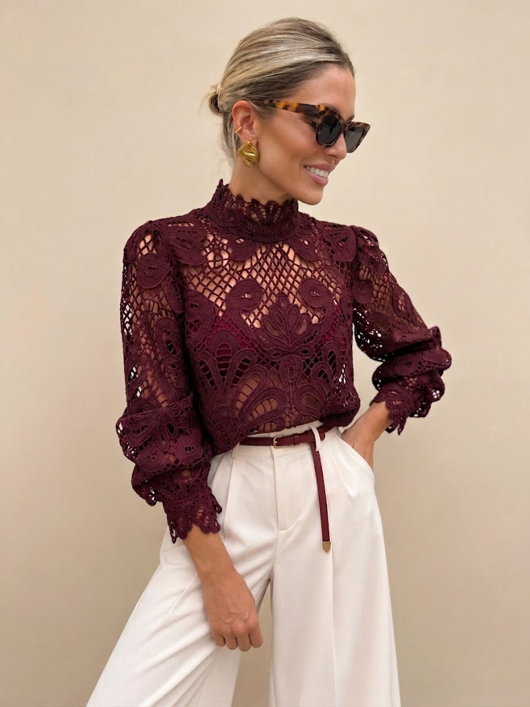 Blouse Penelope dentelle guipure
