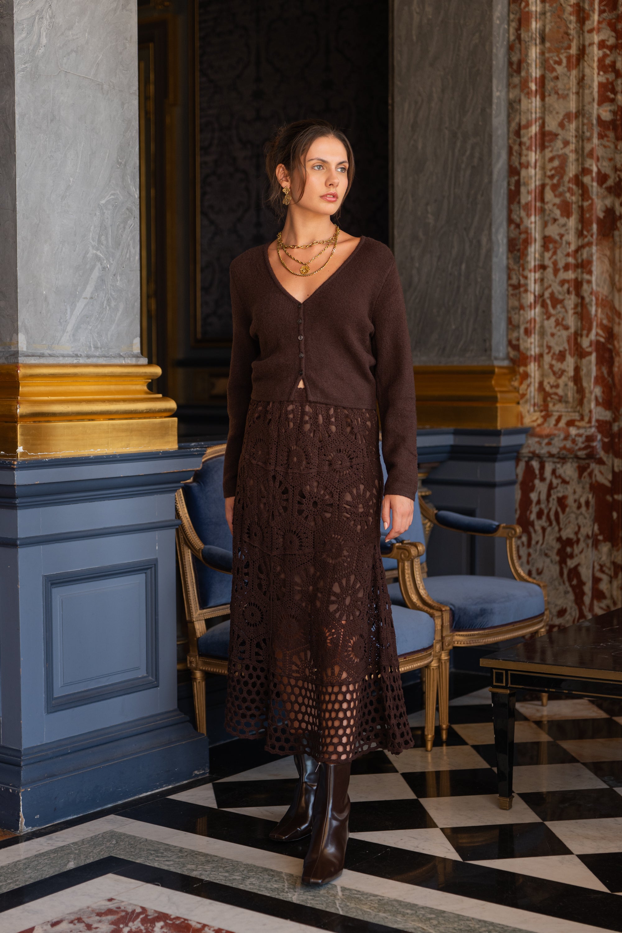 Gilet Molly en maille