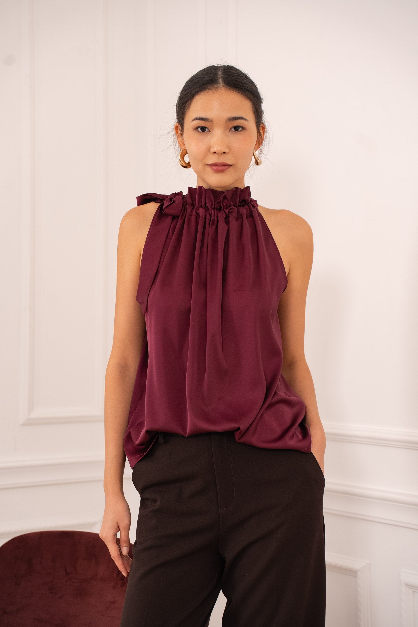 Top satiné Elisabeth