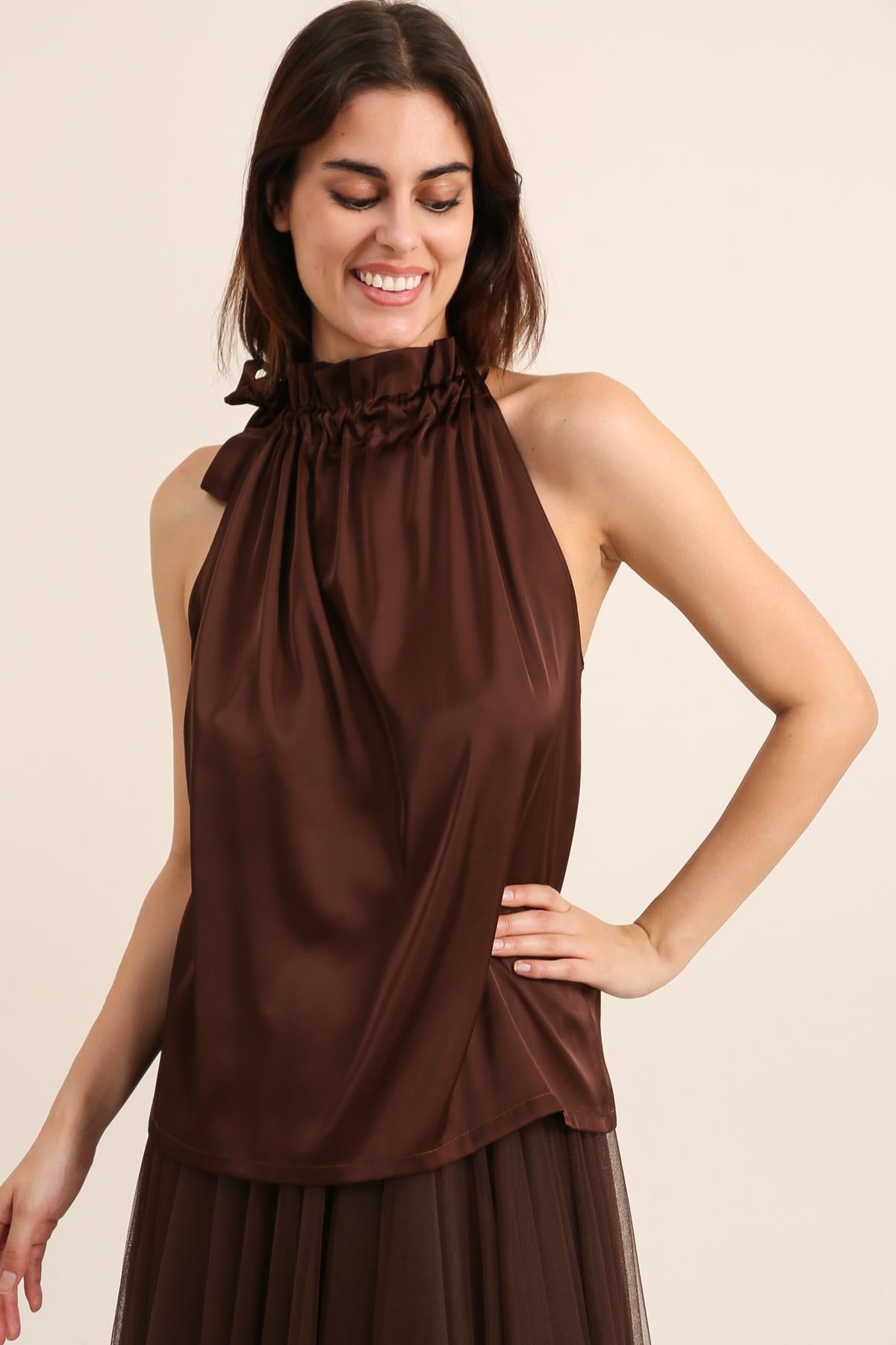 Top satiné Elisabeth