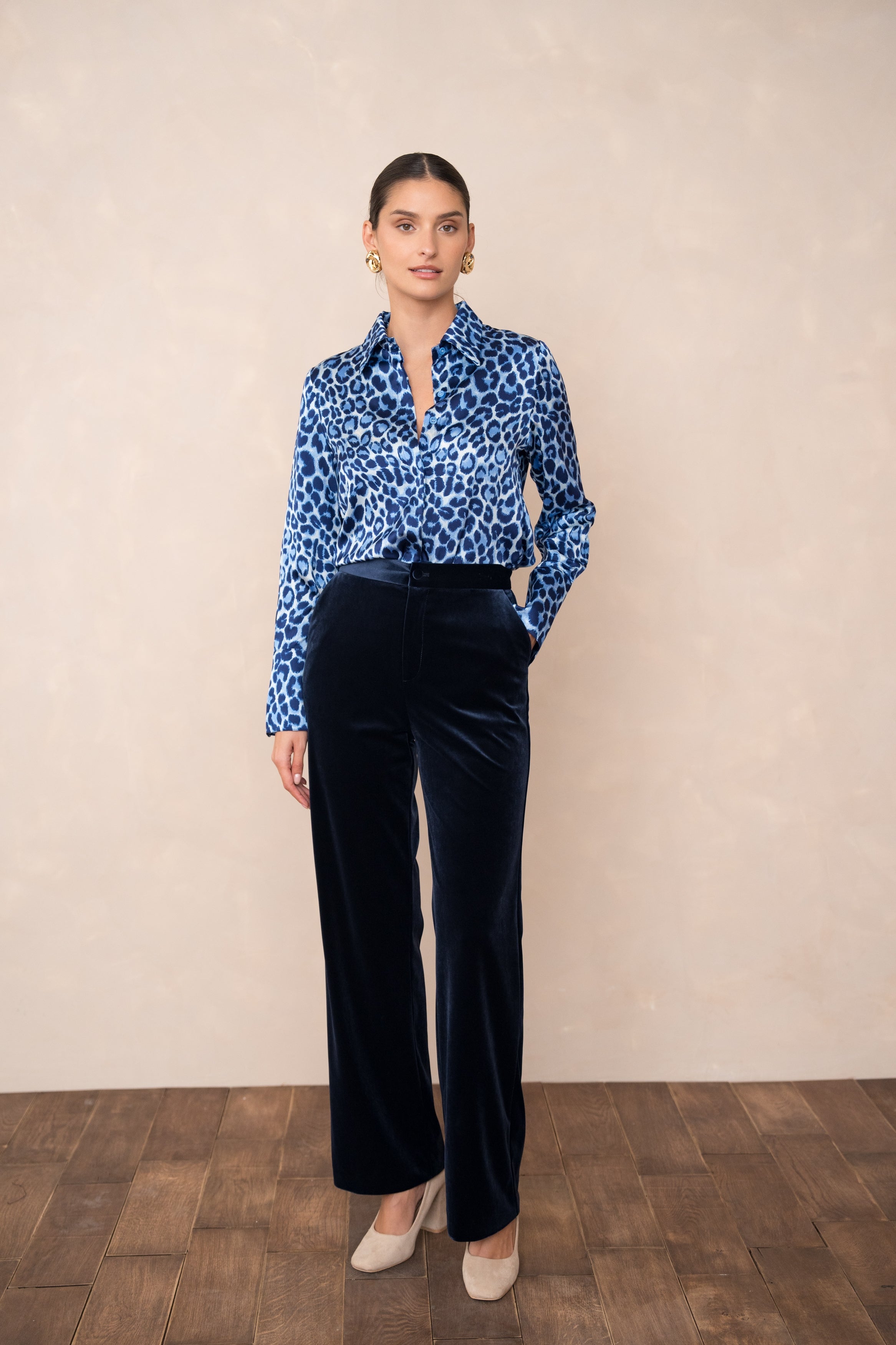 Pantalon Gabrielle en velours