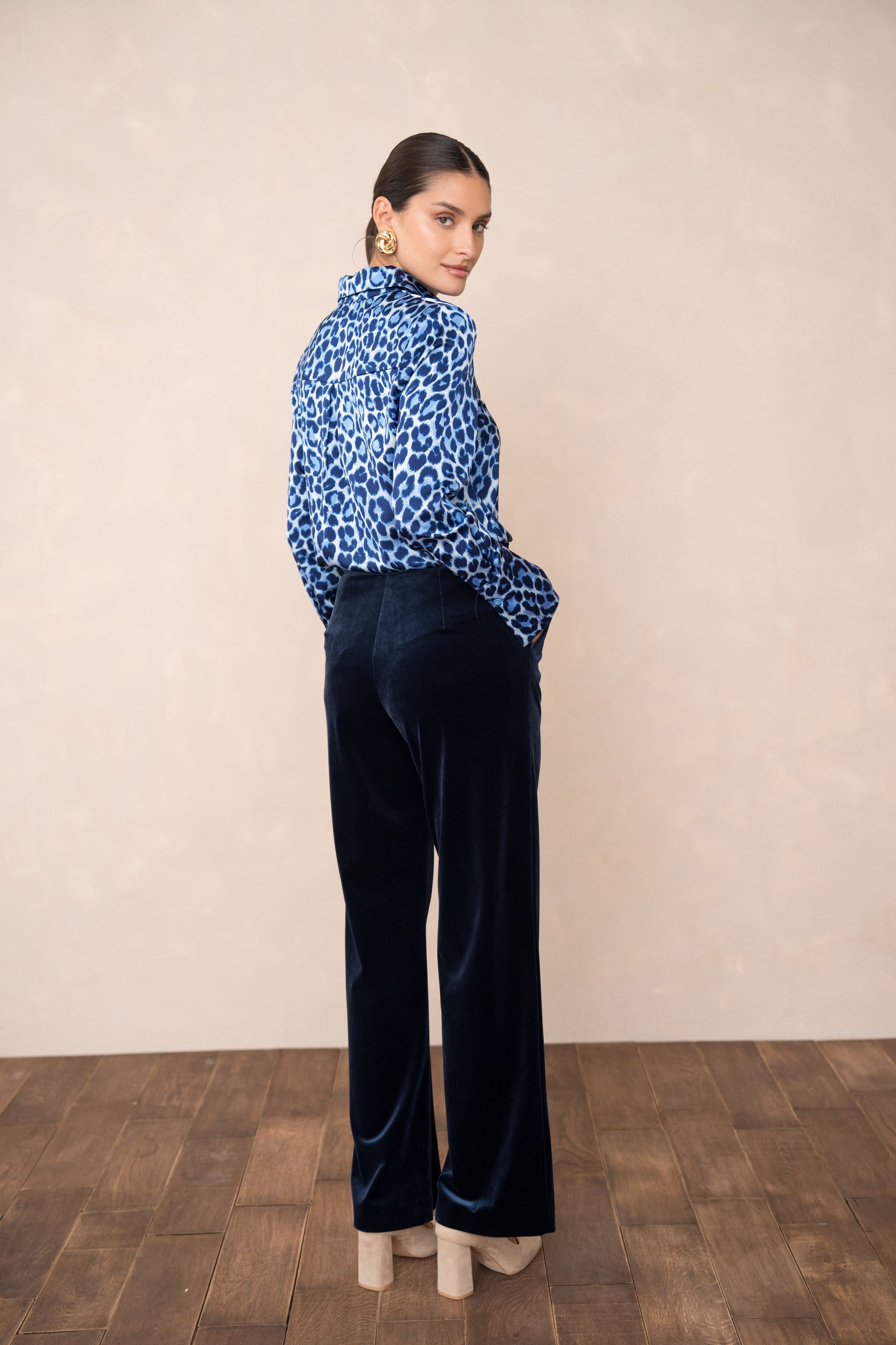 Pantalon Gabrielle en velours