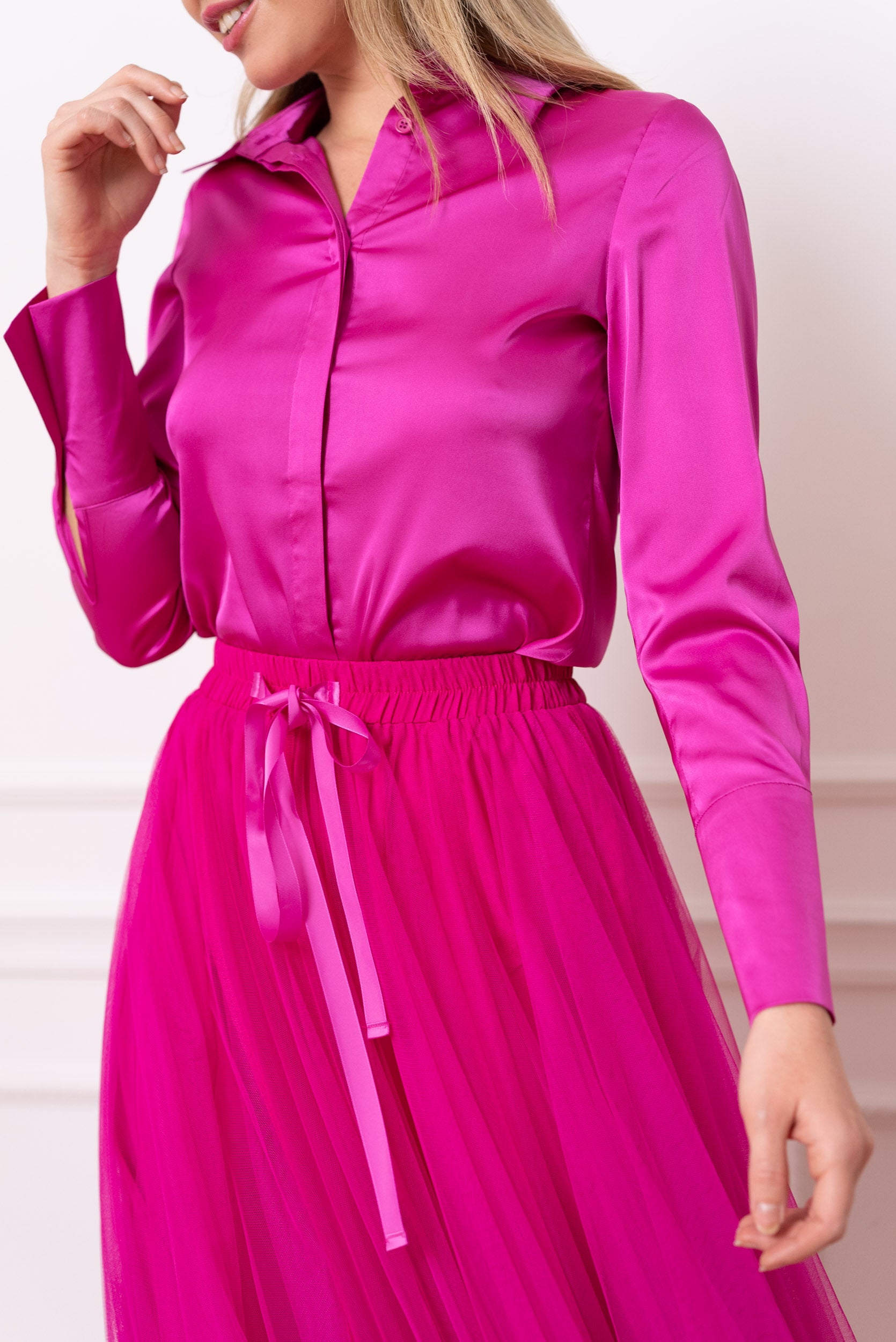 Chemise Léa en satin