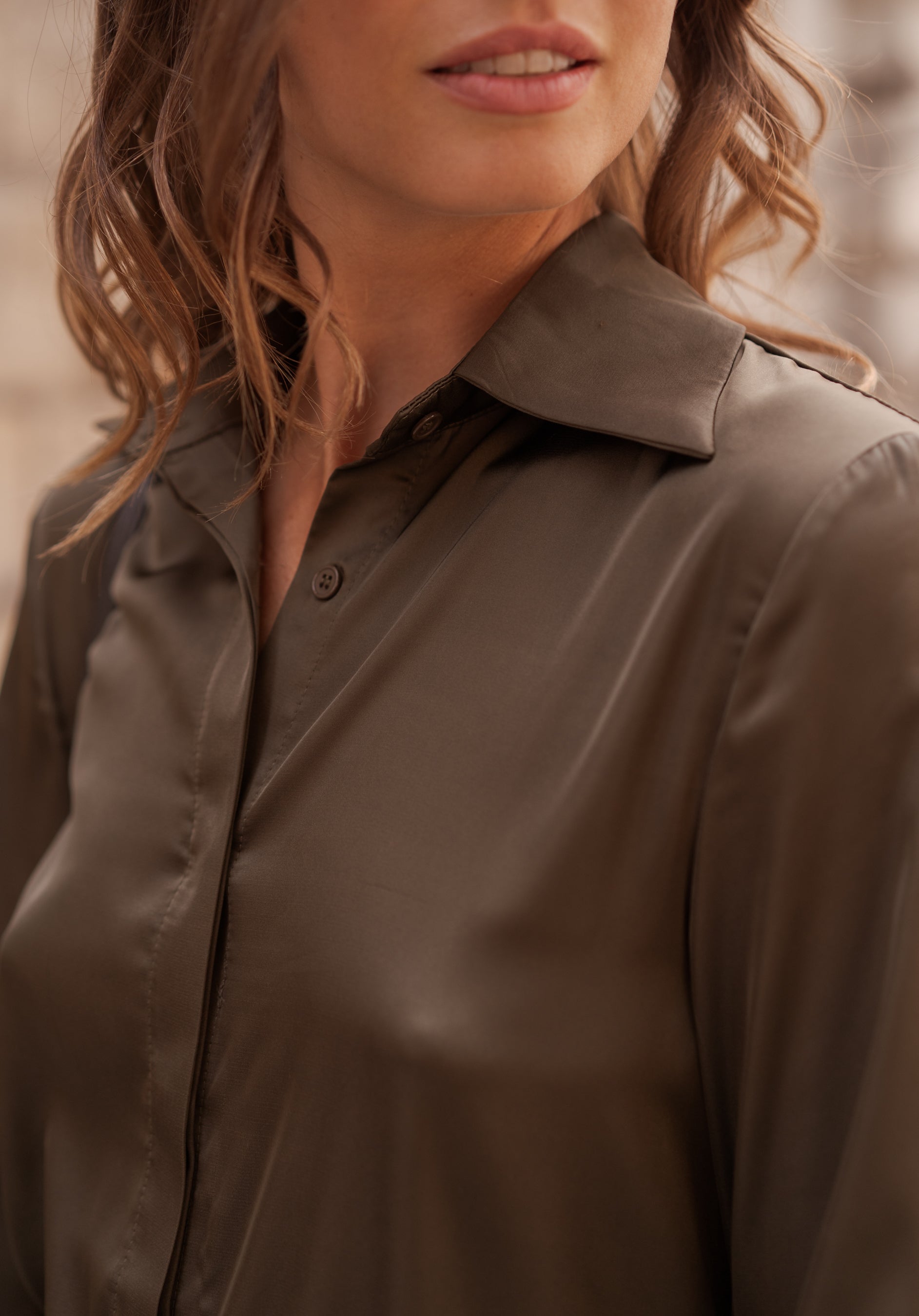 Chemise Léa en satin