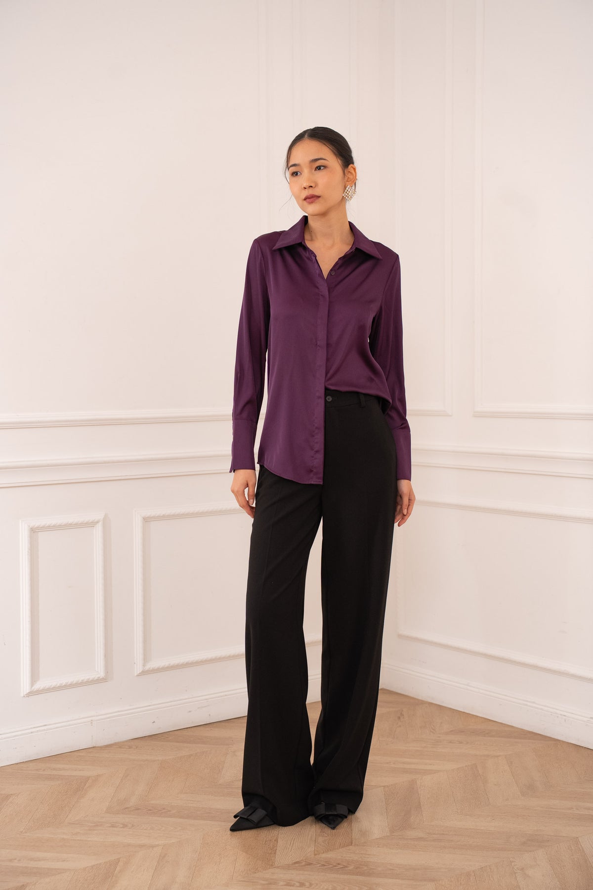 Chemise Léa en satin