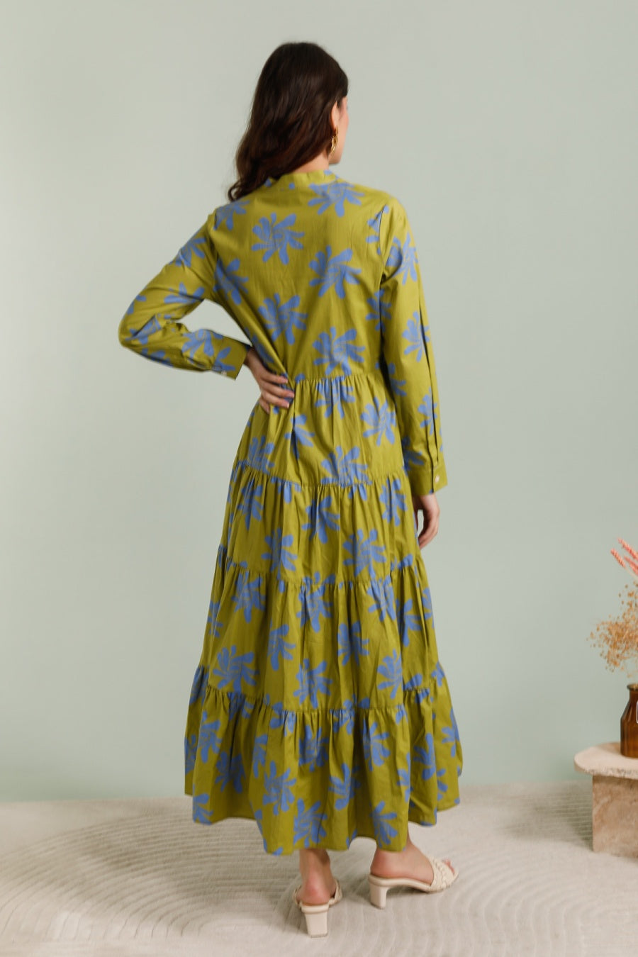 Long dress Marbella silk viscose