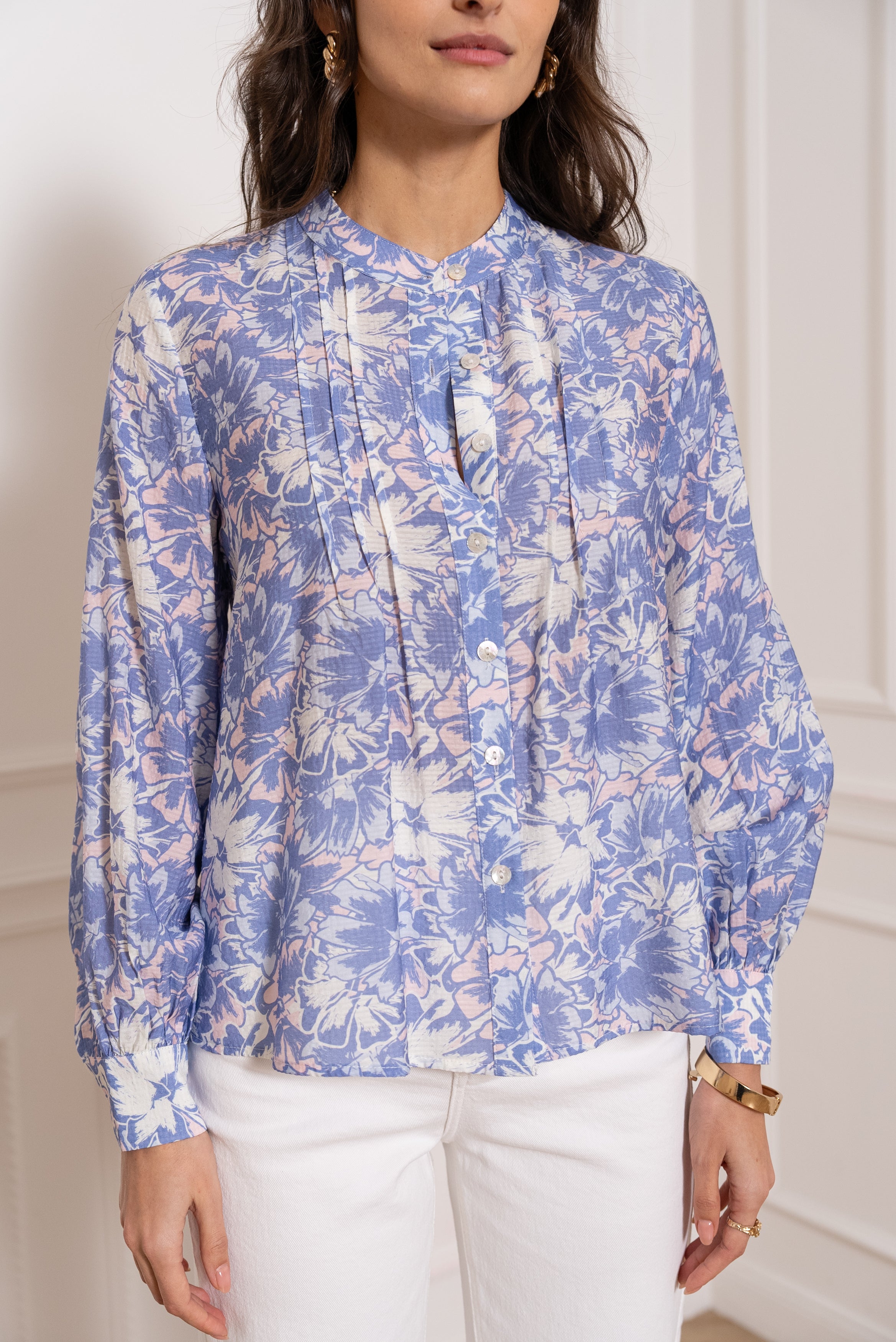 Blouse chemisier Théa imprimé