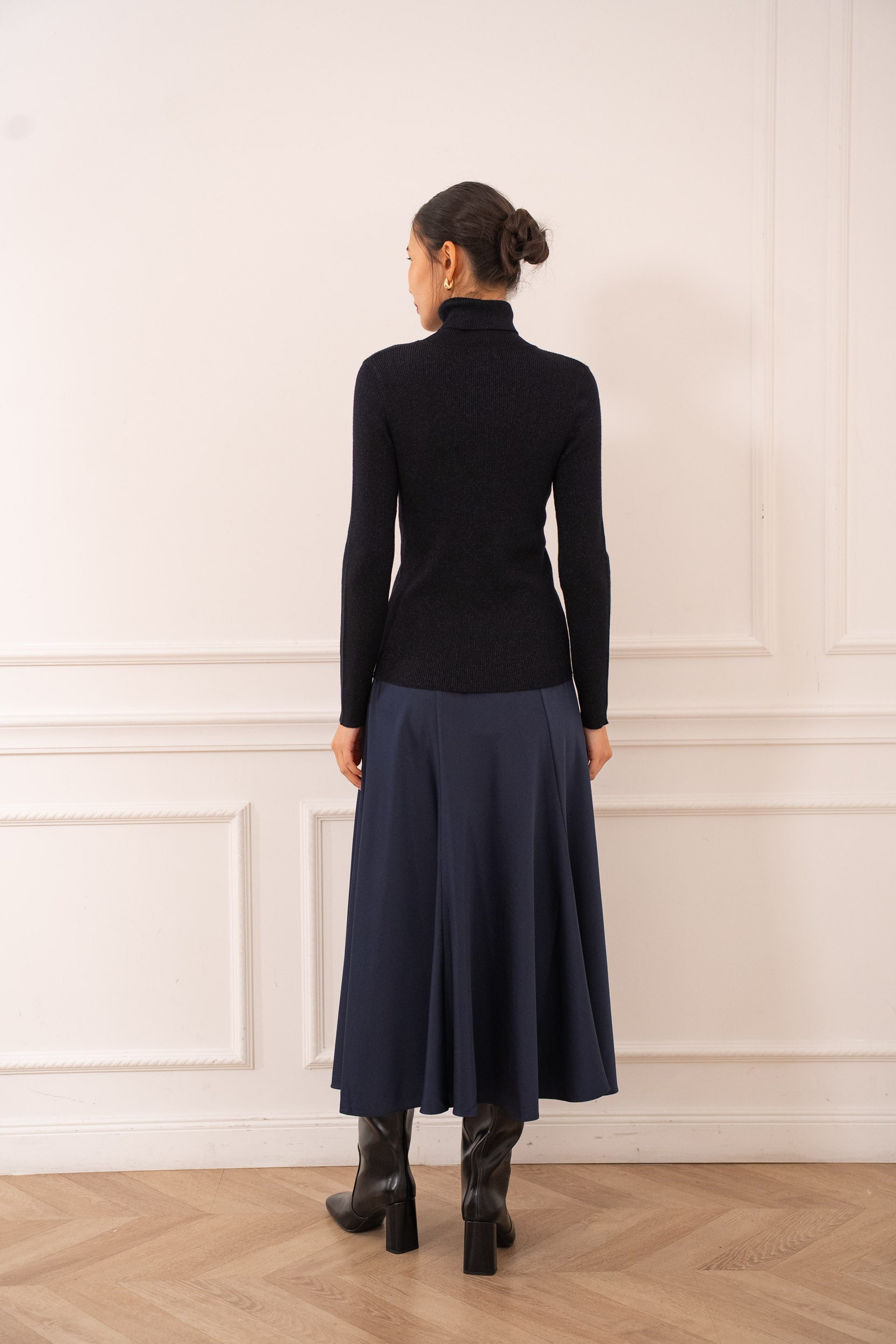 Jupe sirène Valentine en satin