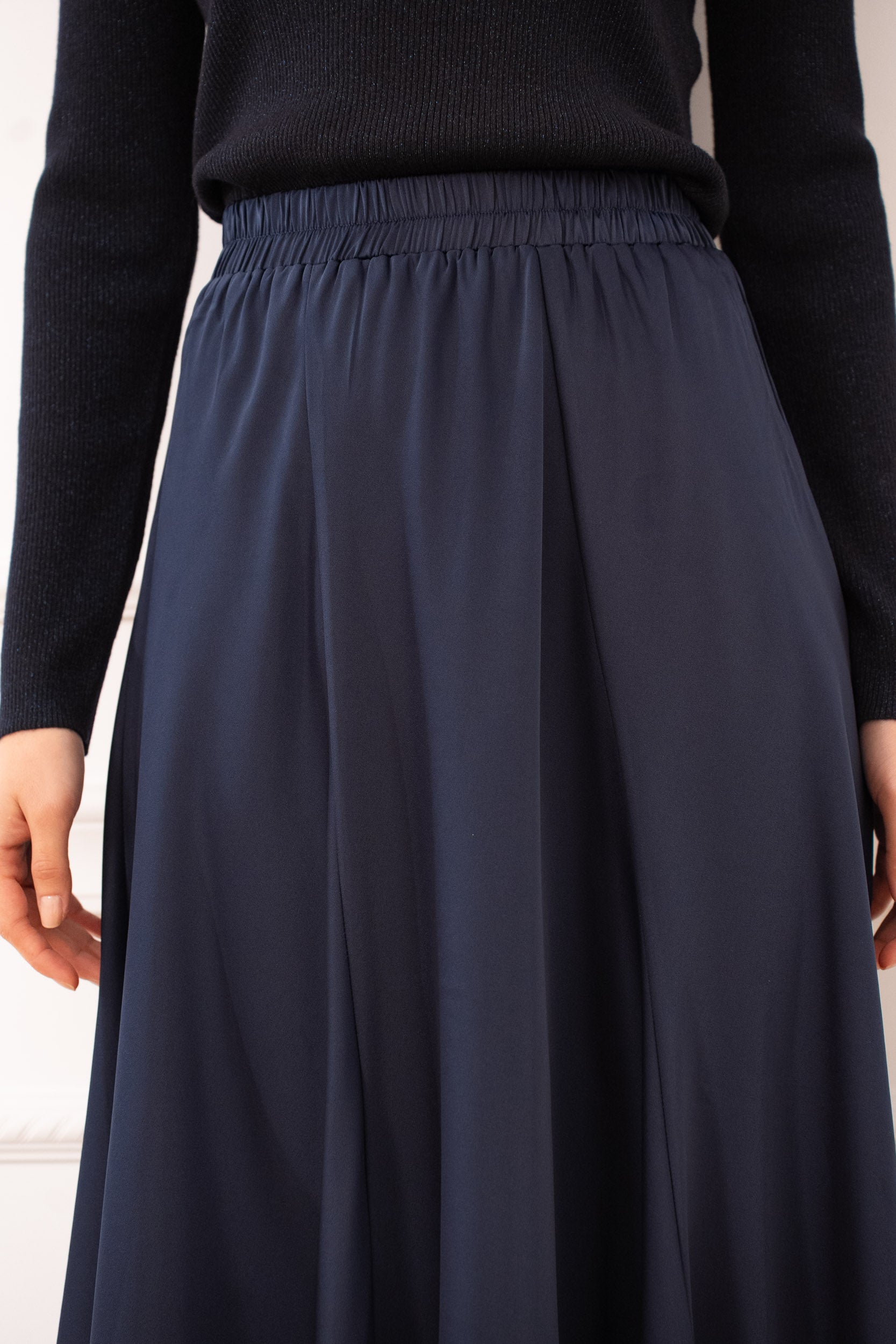 Jupe sirène Valentine en satin