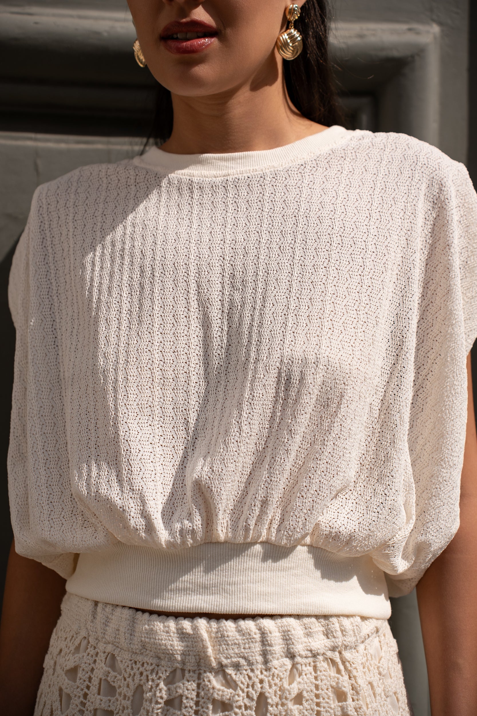 T-shirt Bella décontracté en maille