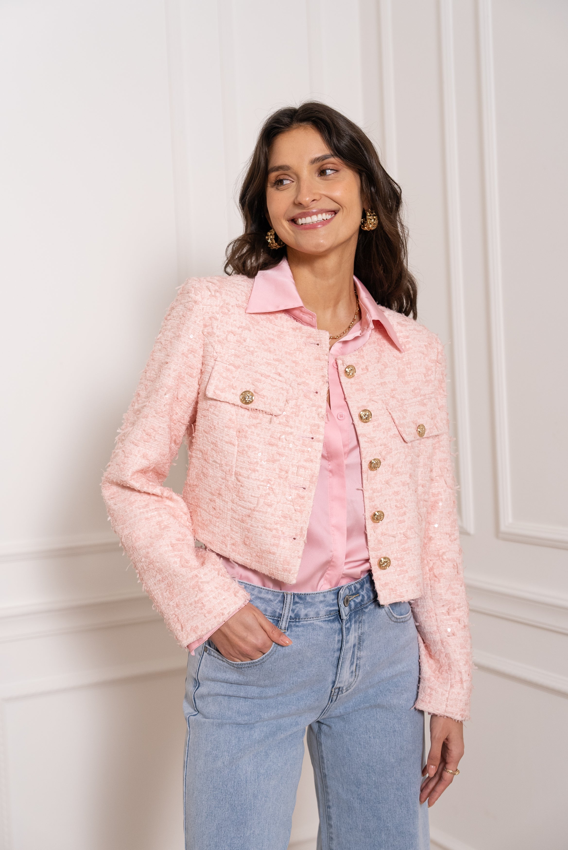 Natacha Double Breasted Blazer Jacket