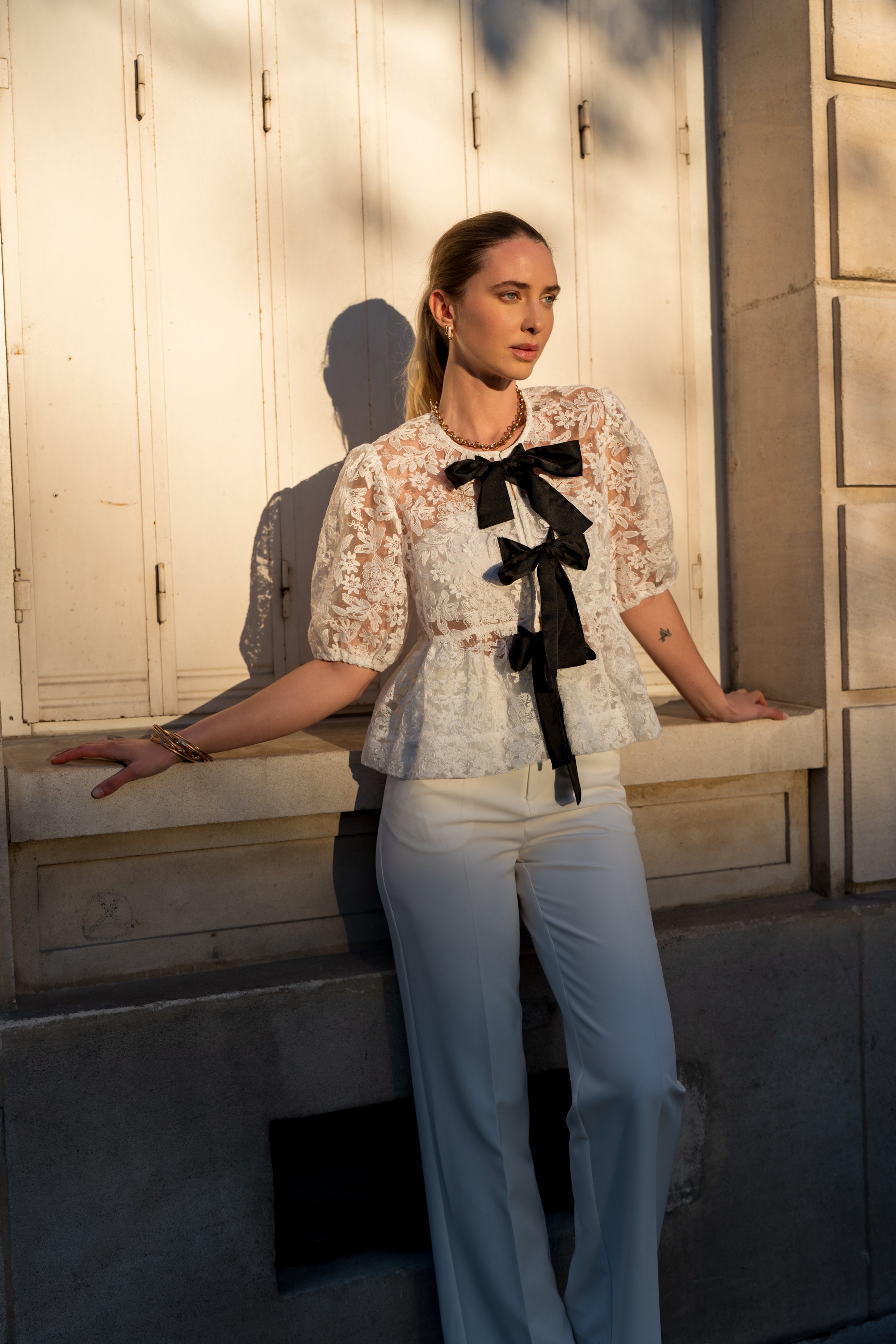 Shiny lurex tank top