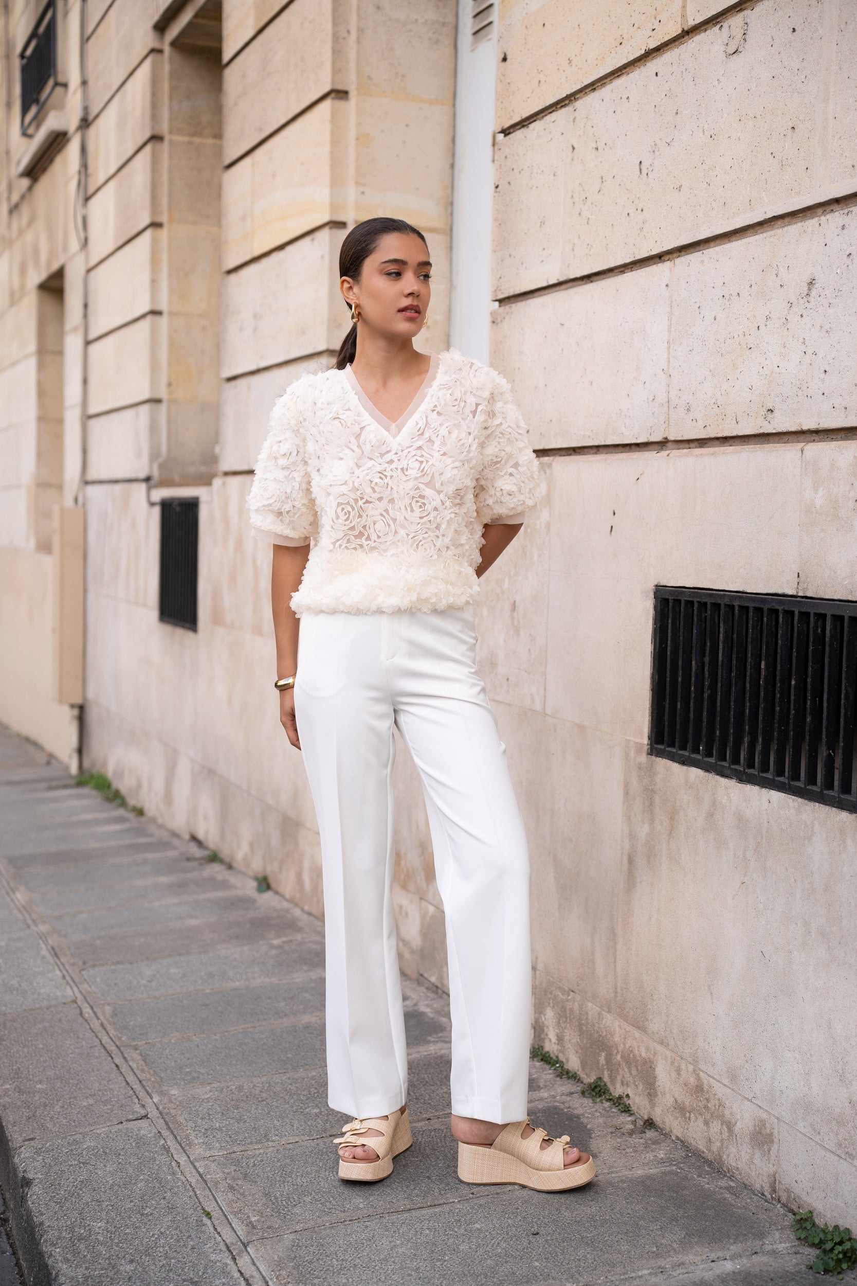 Shiny lurex tank top