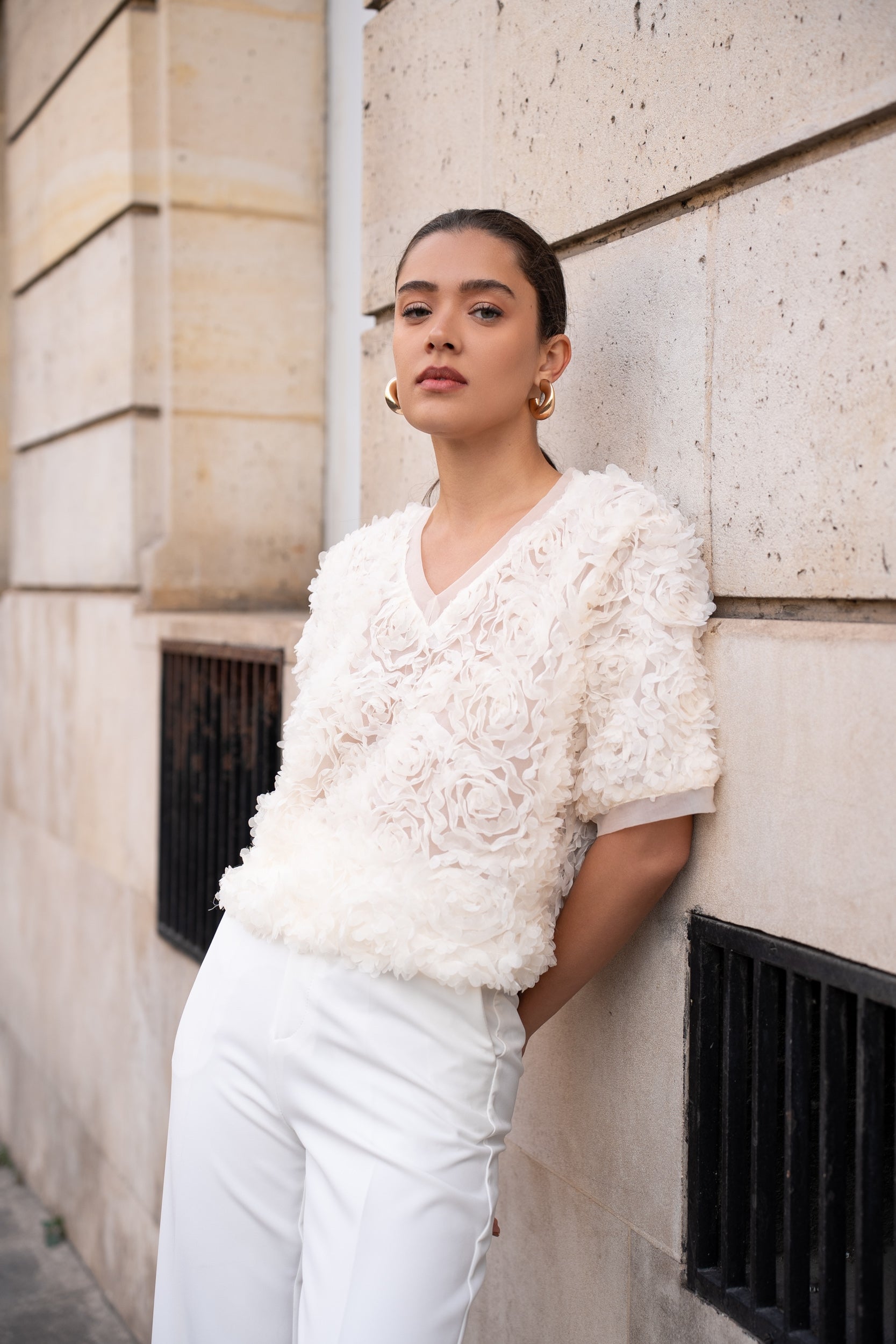 Shiny lurex tank top