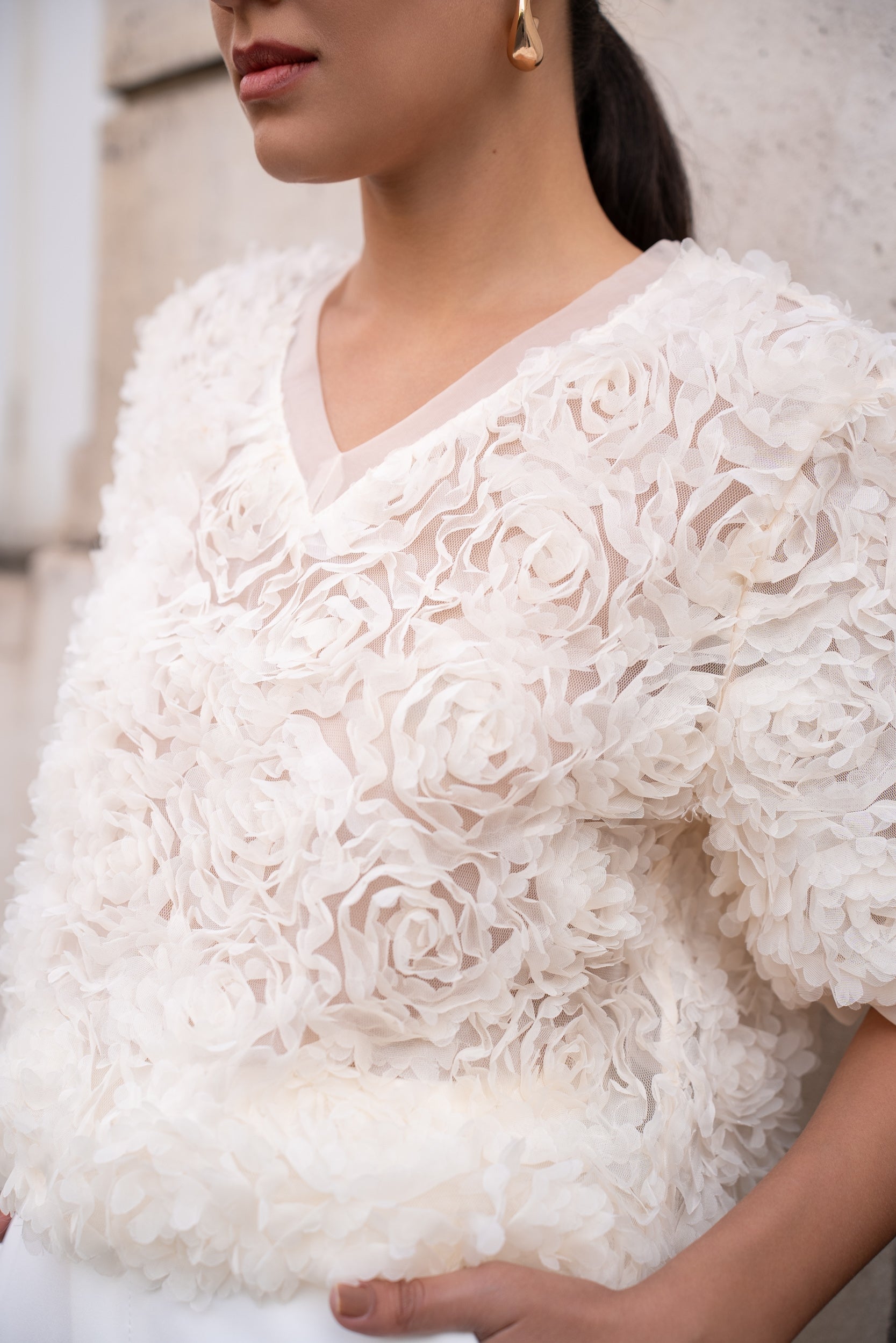 Shiny lurex tank top