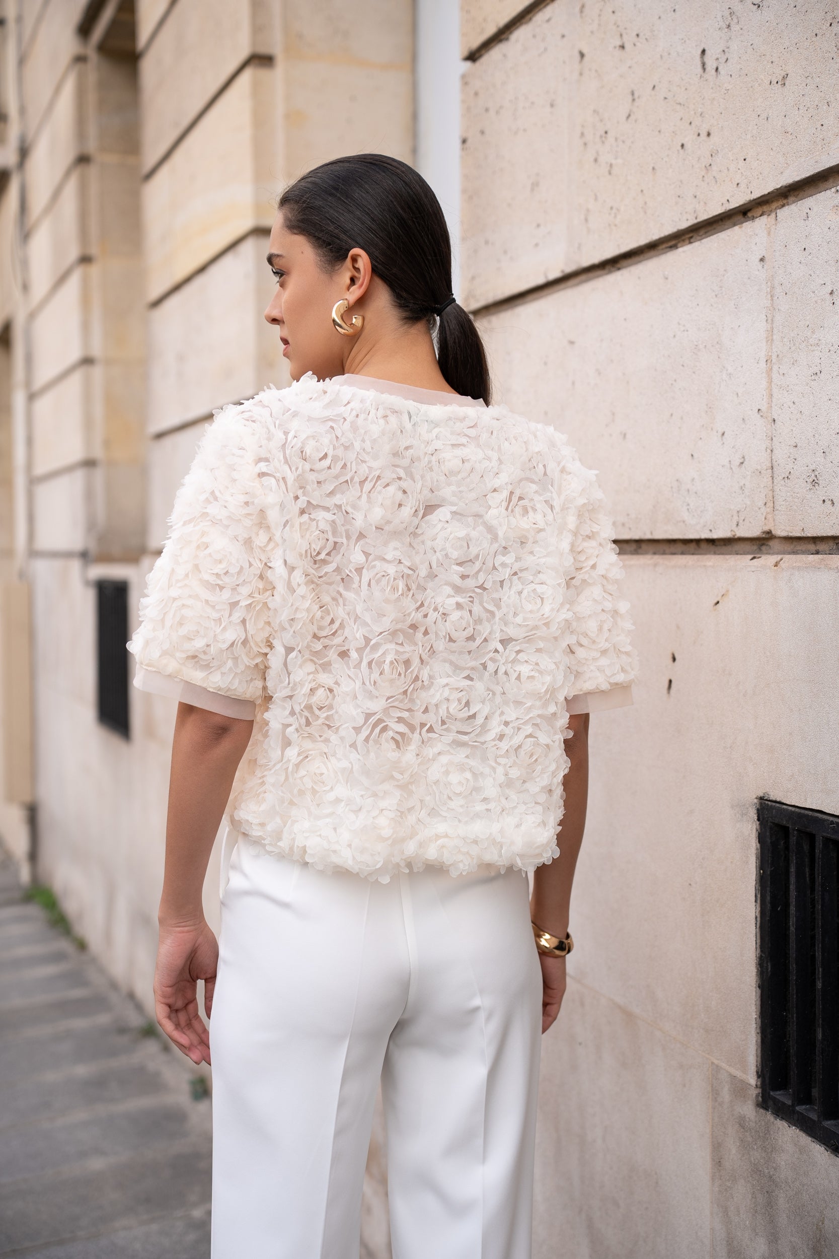 Shiny lurex tank top