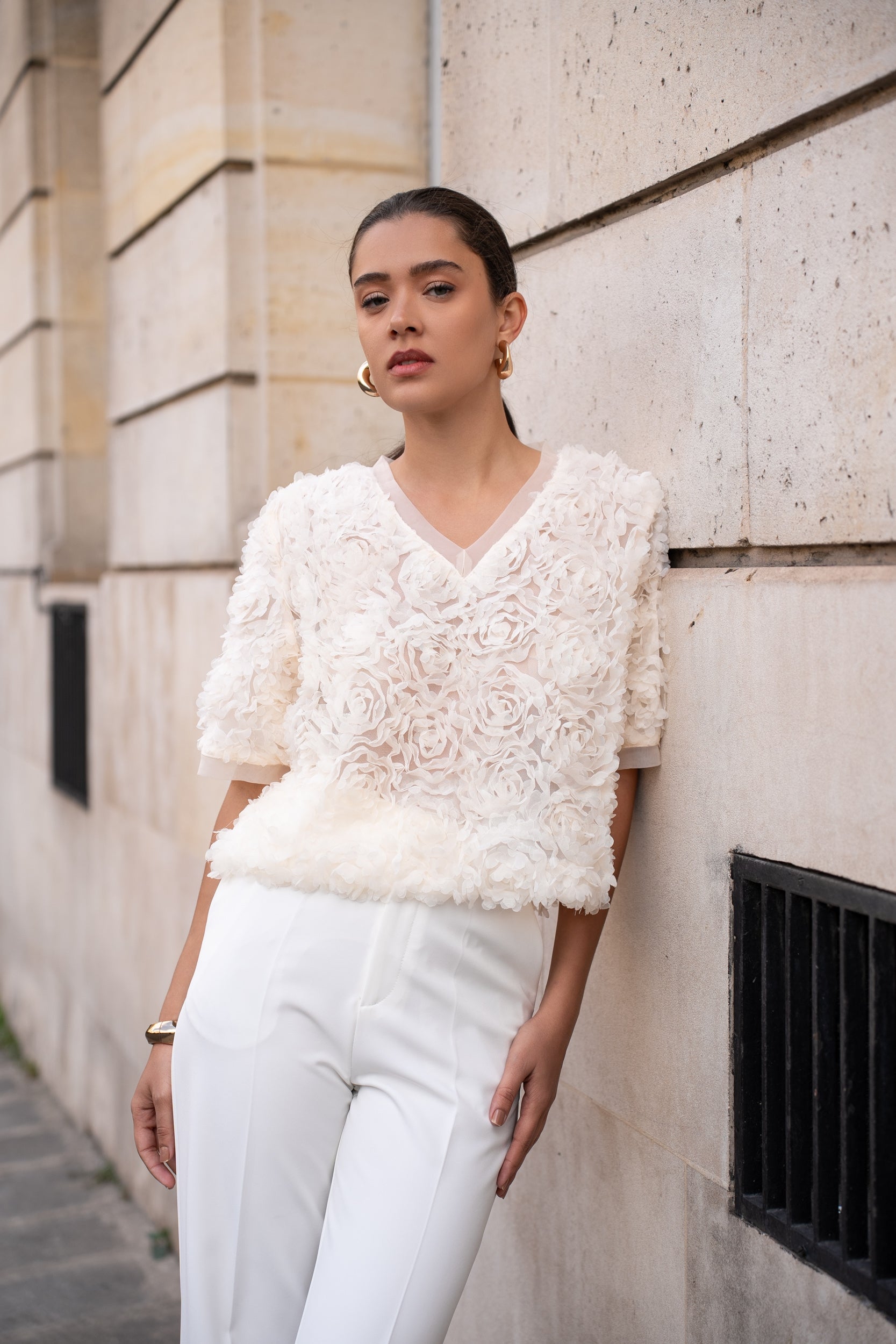 Shiny lurex tank top