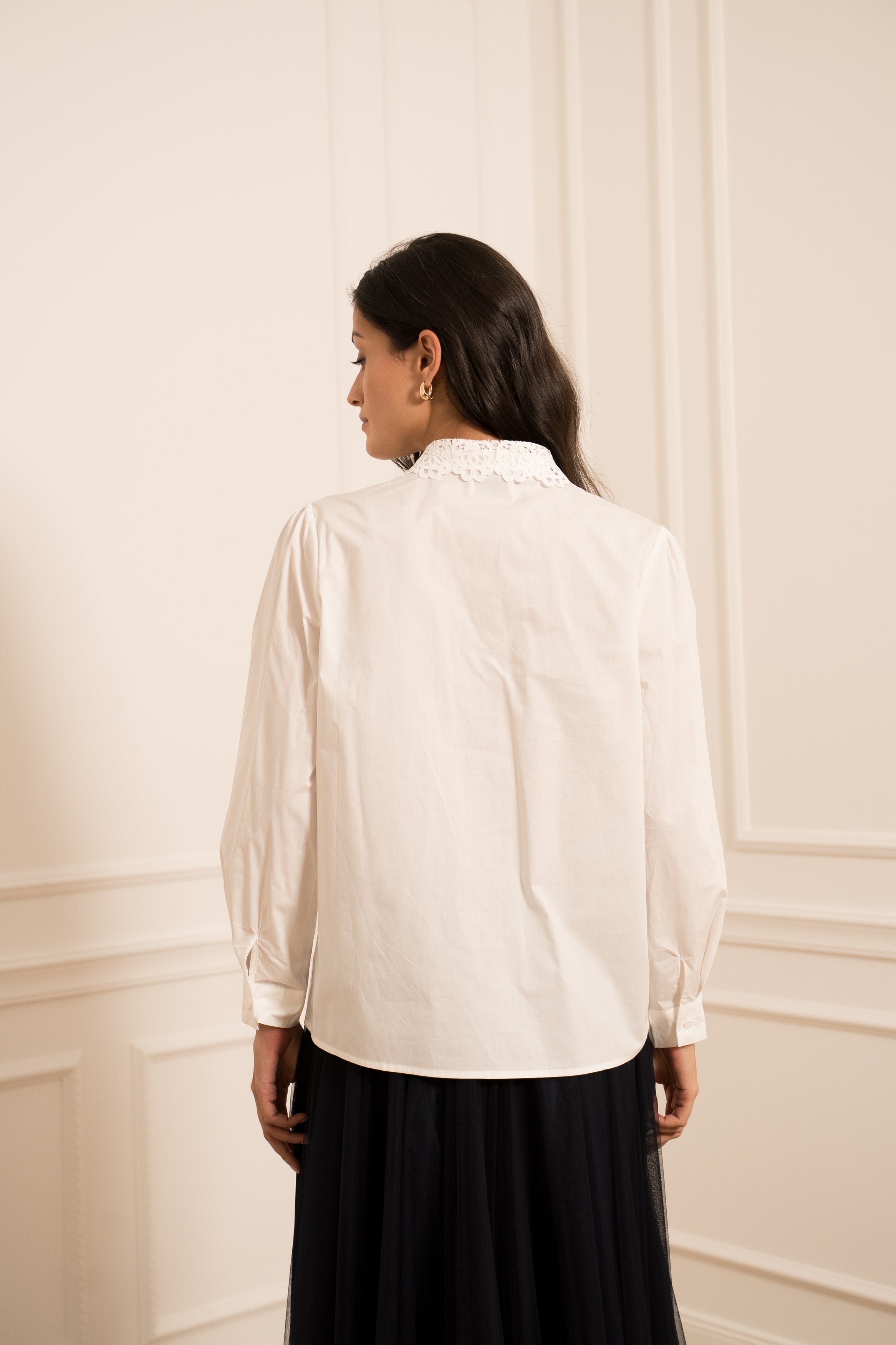 Chemise Victorine en coton