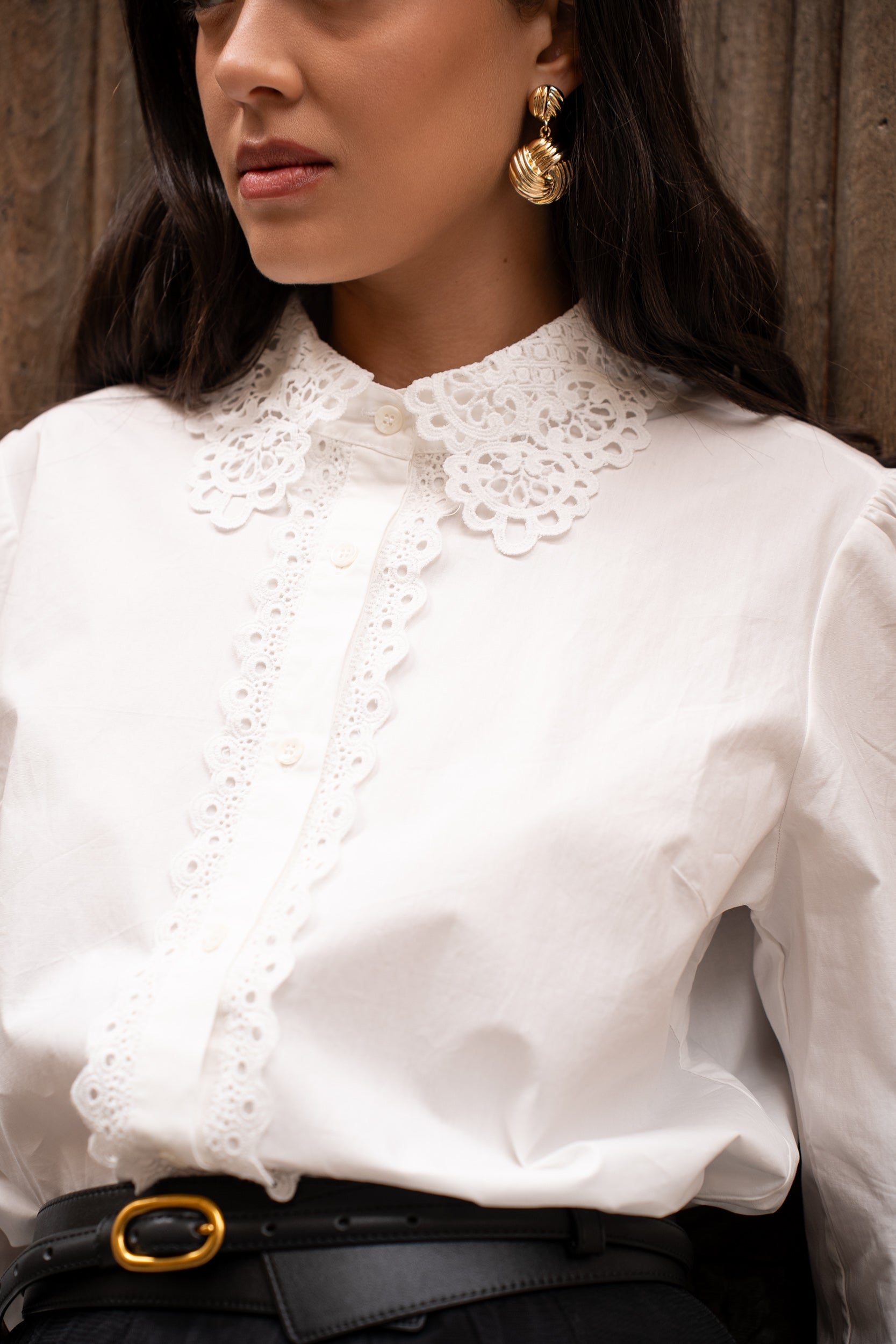 Chemise Victorine en coton