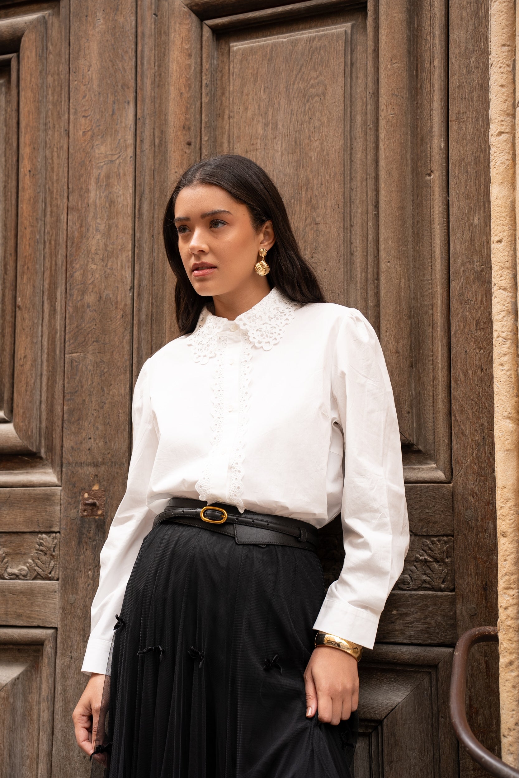 Chemise Victorine en coton