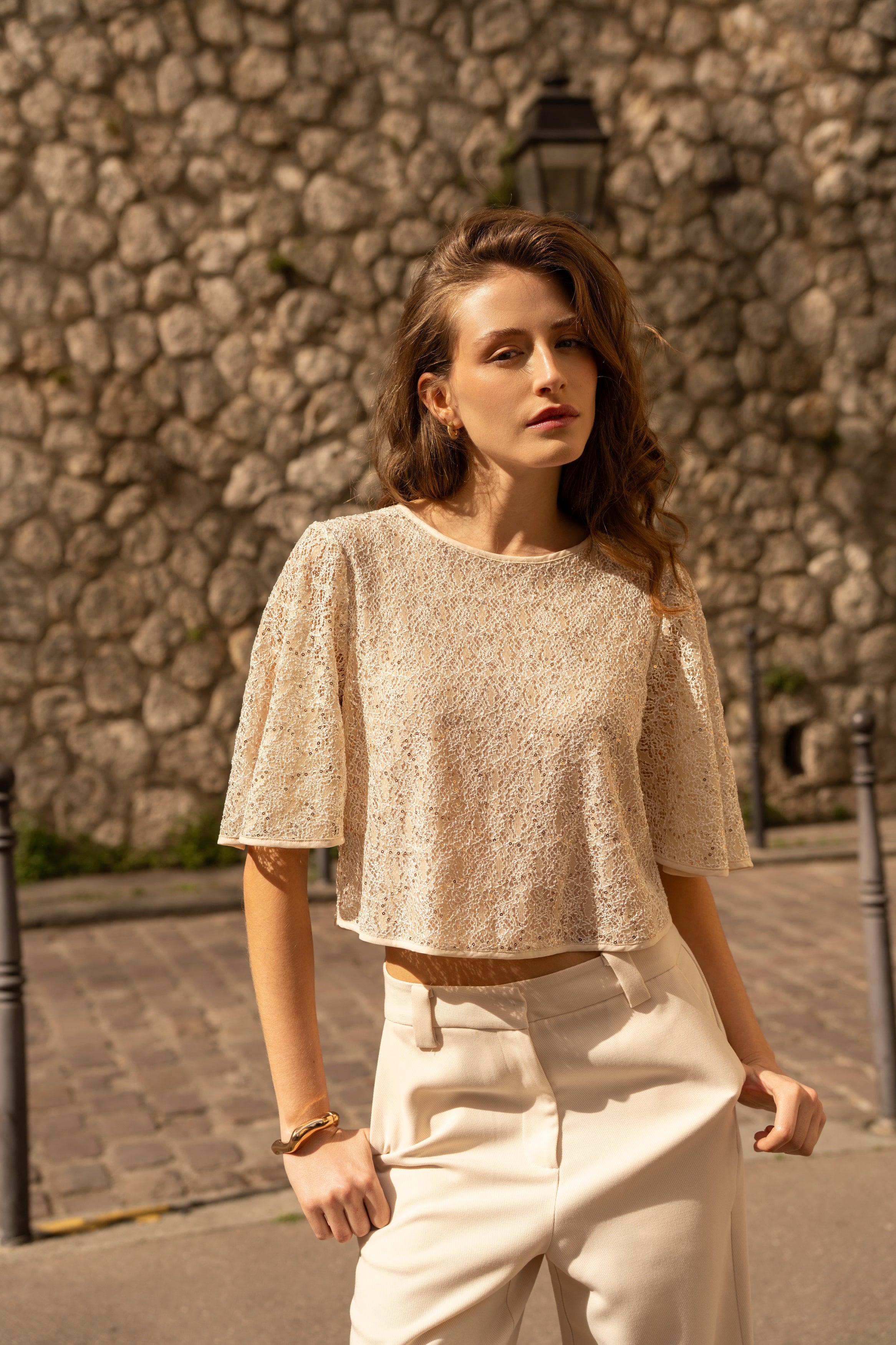 Top à sequins Rosie