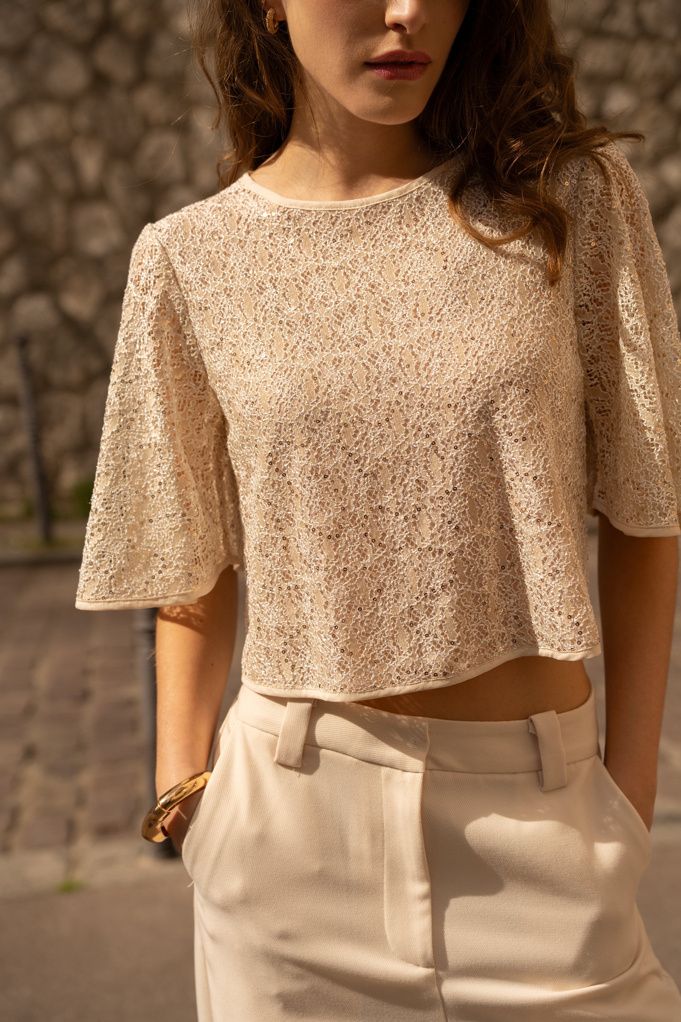 Top à sequins Rosie