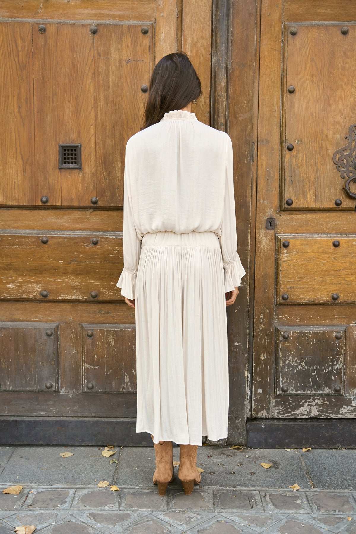 Ariane turtleneck lace blouse