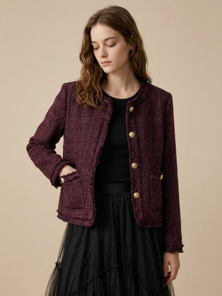 Veste Megan en tweed