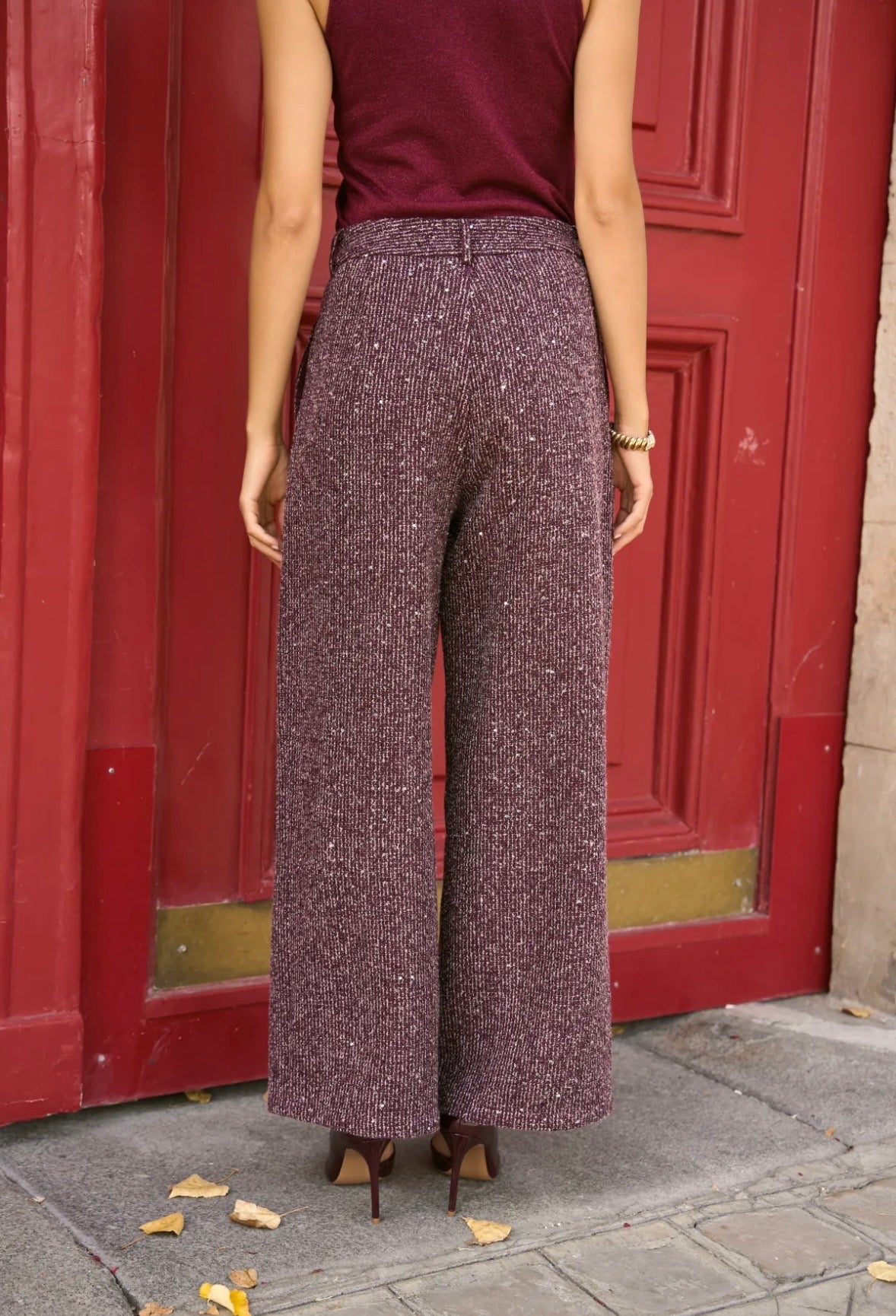 Pantalon Billie en tweed