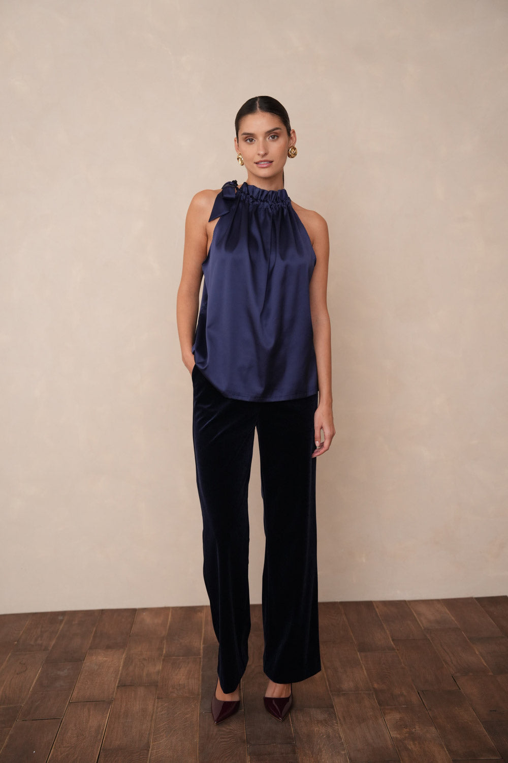 Top satiné Elisabeth