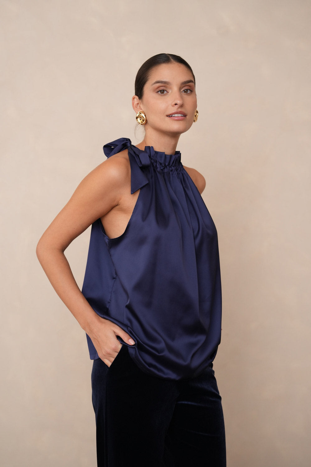 Top satiné Elisabeth