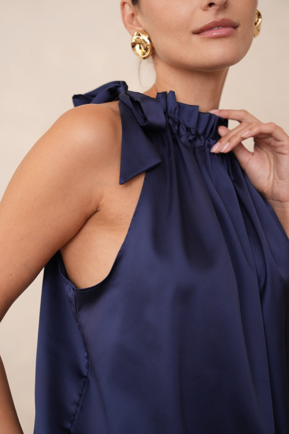 Top satiné Elisabeth