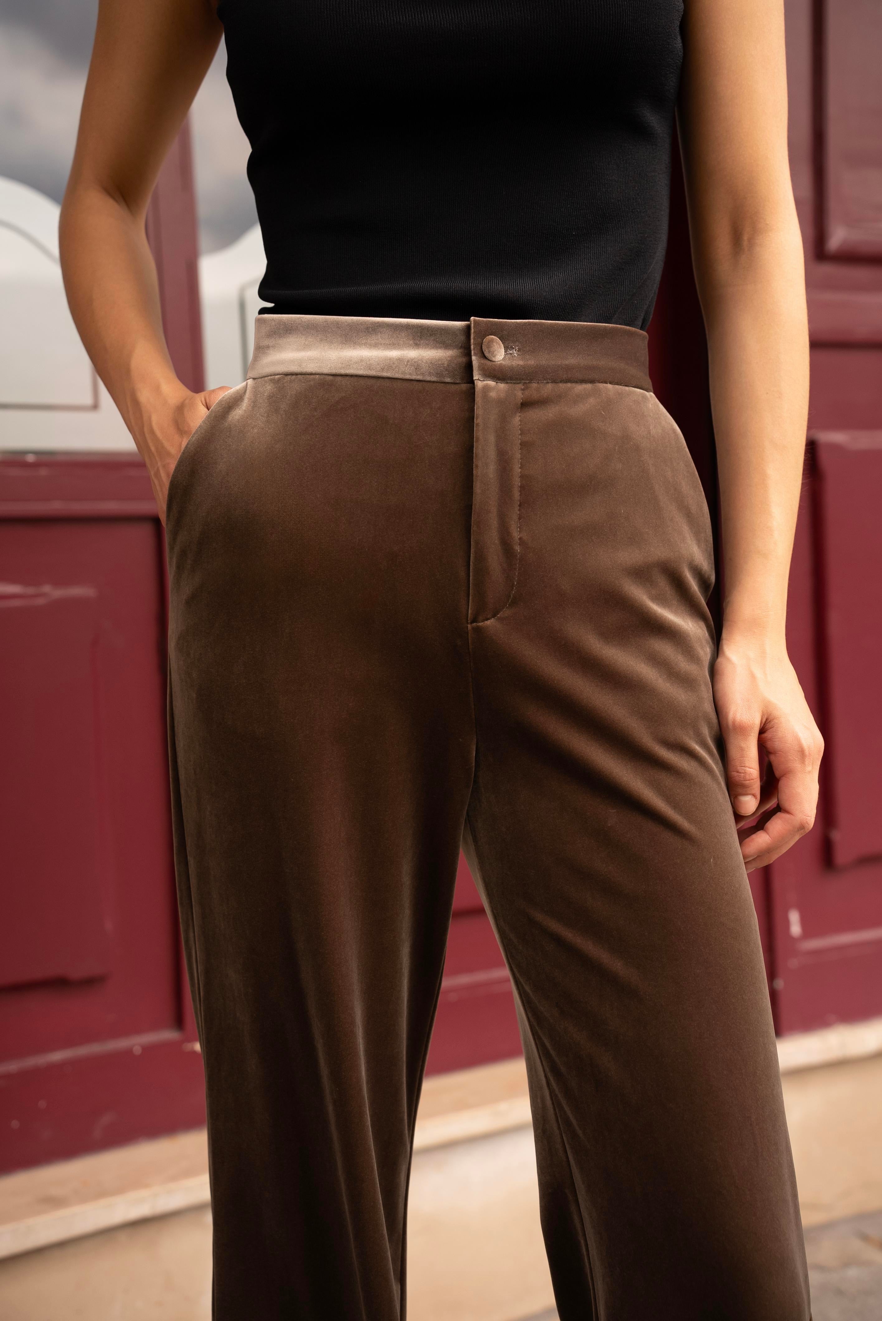 Pantalon Gabrielle en velours