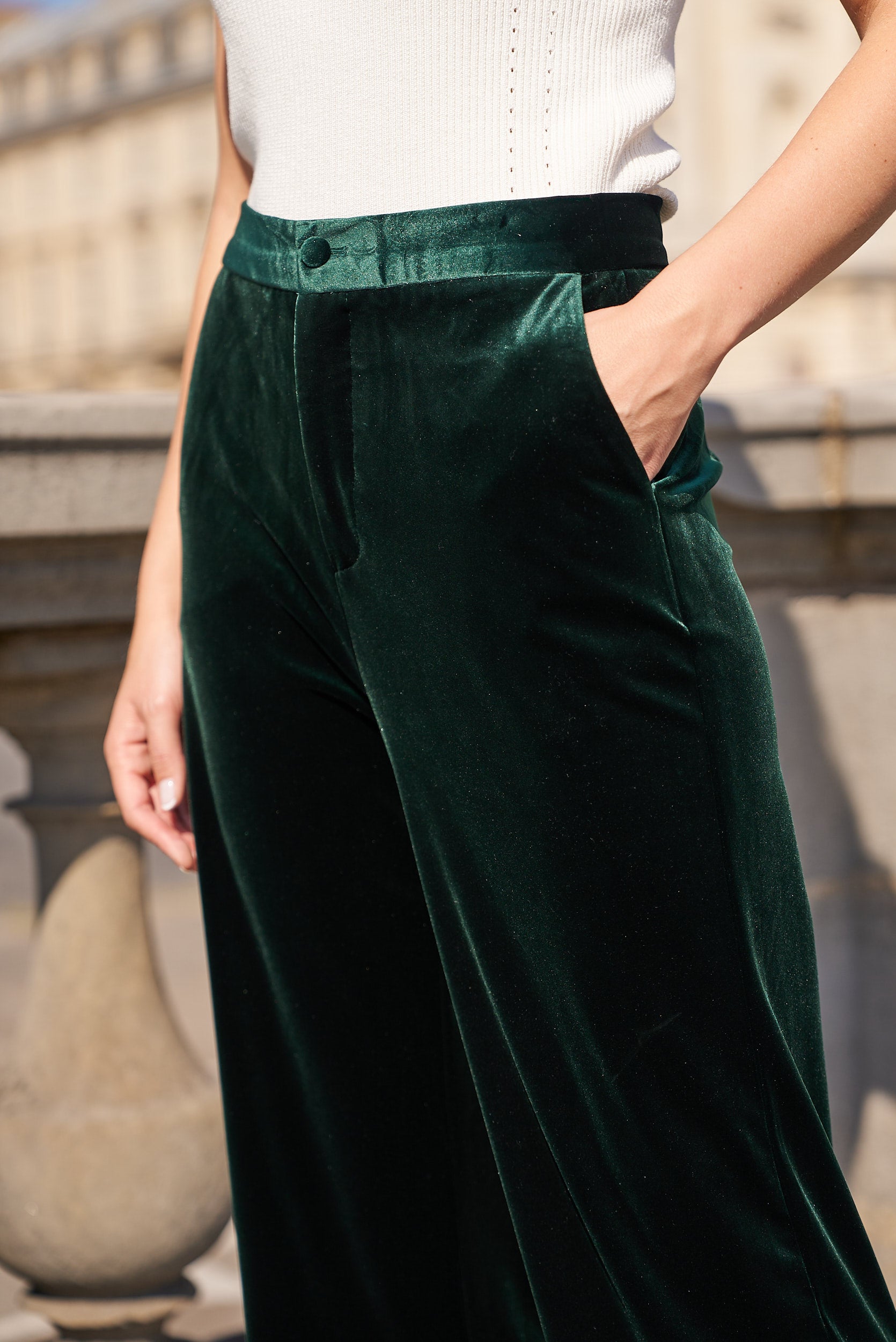 Pantalon Gabrielle en velours