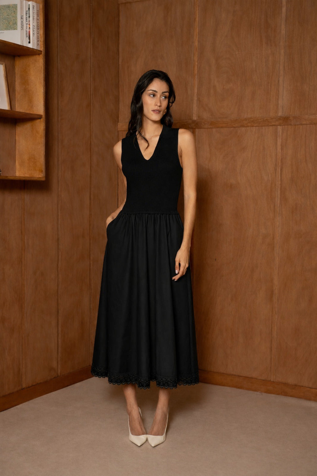 Sonia cotton skater dress