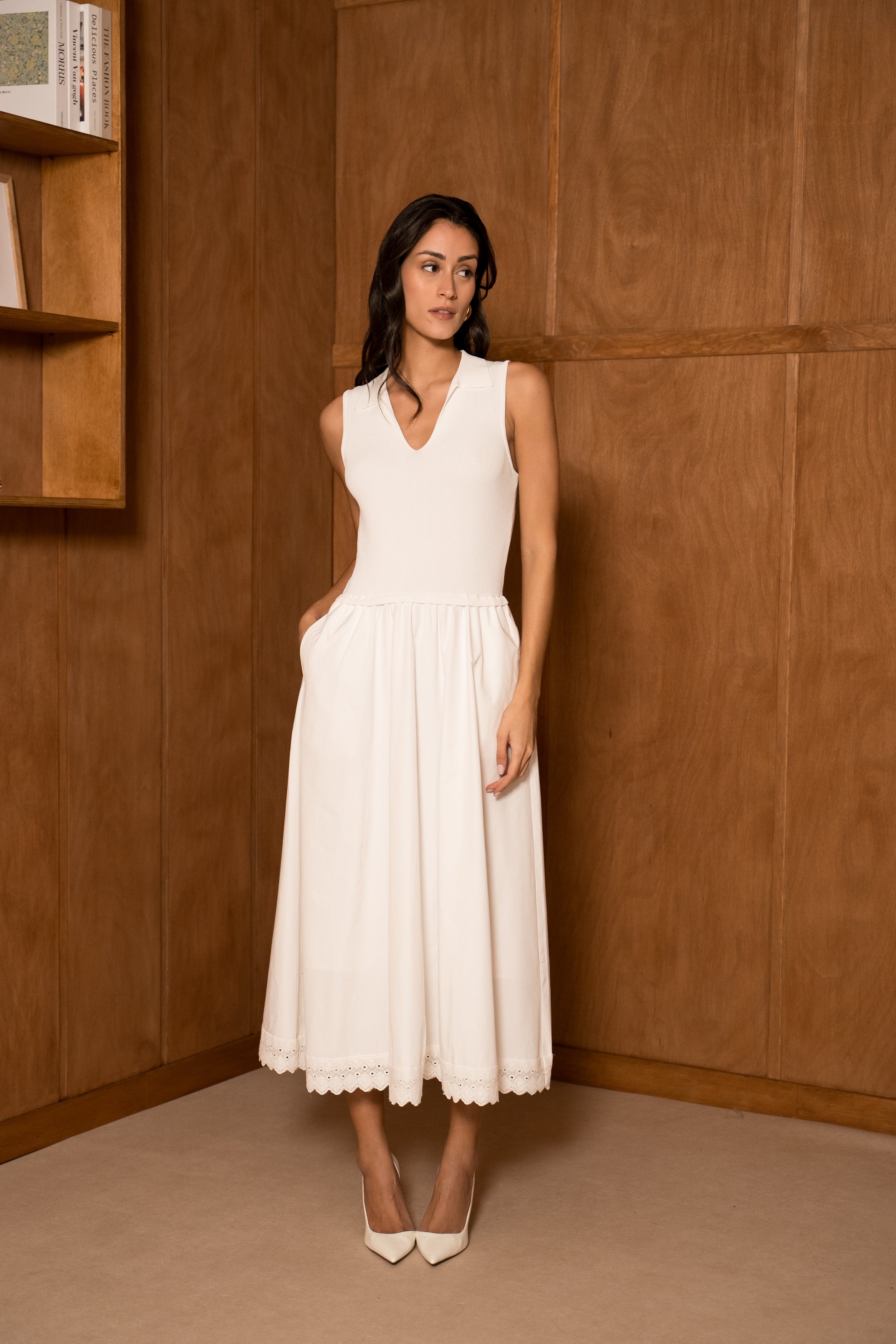 Robe bi-matière Thérèse