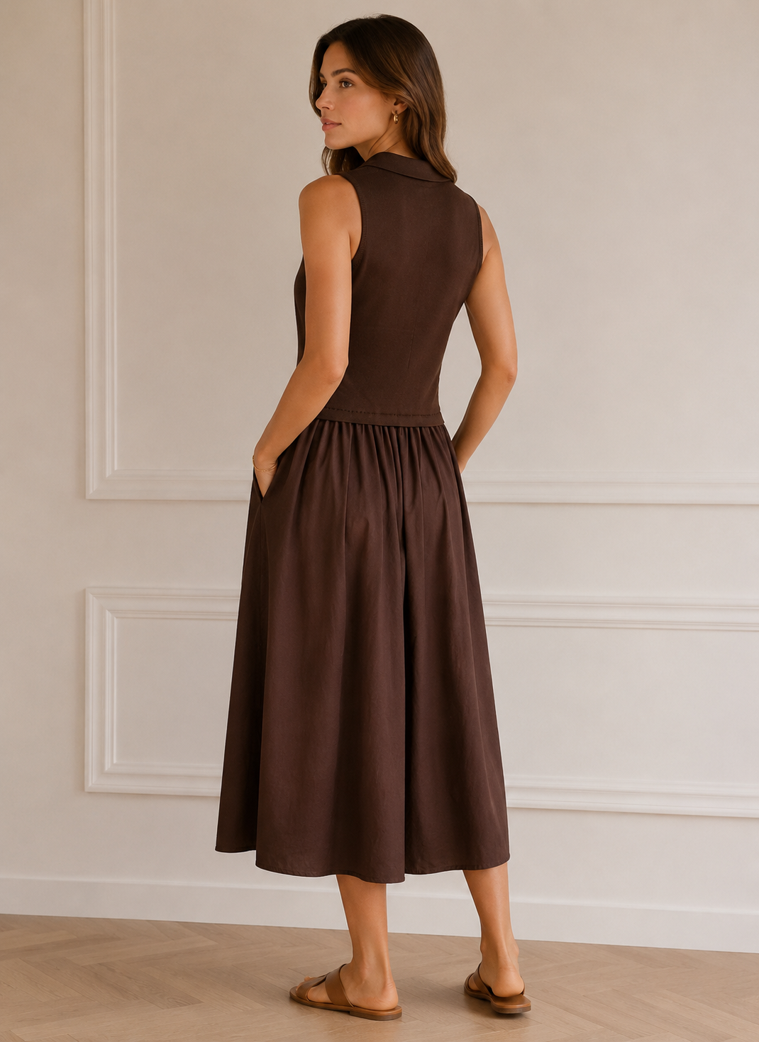 Sonia cotton skater dress